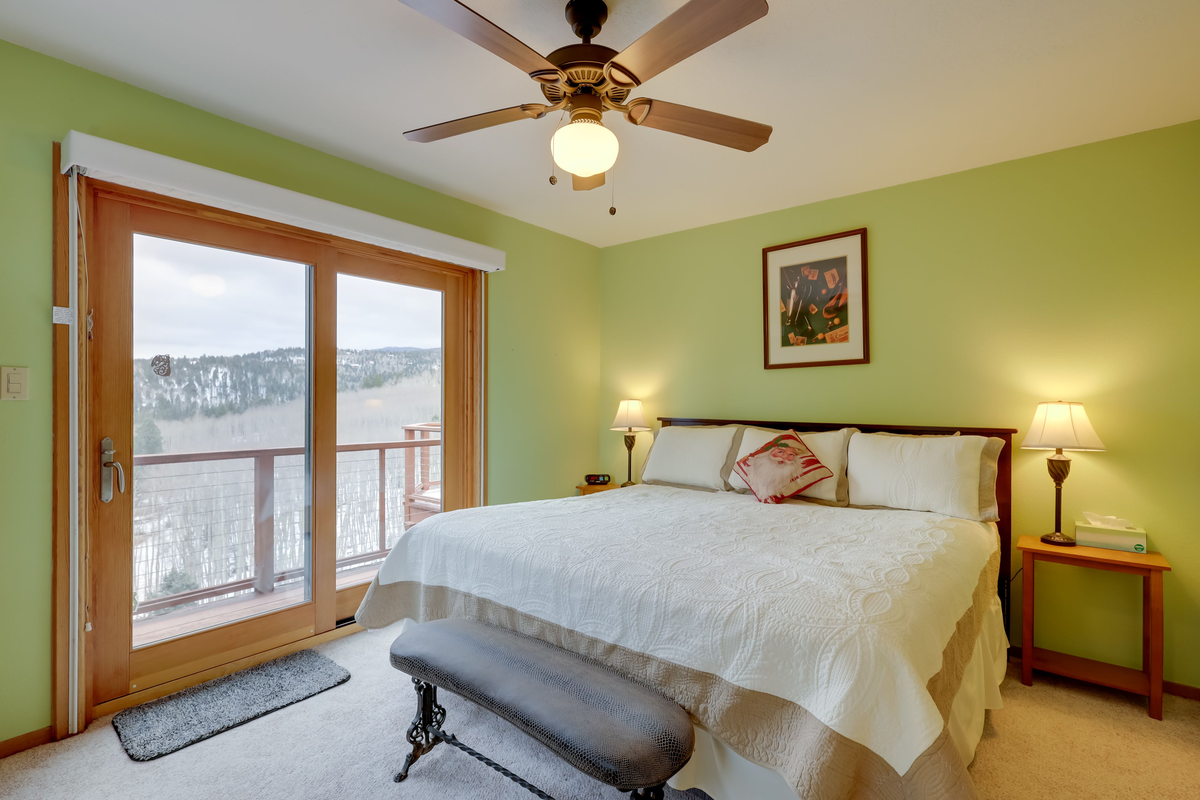 Bedroom 1 | King Bed | 2nd Floor | Linens Provided | En-Suite Bathroom