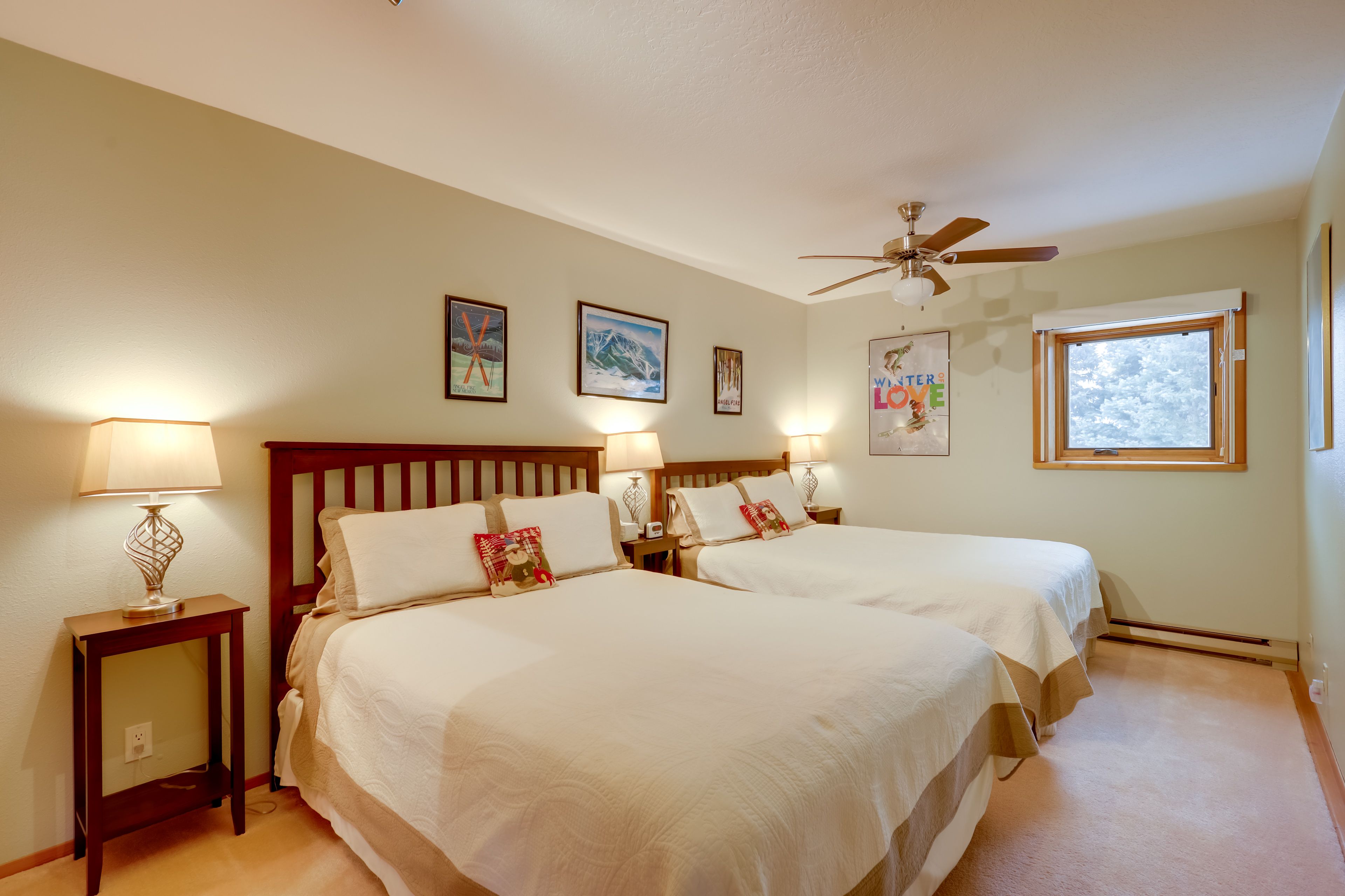 Bedroom 3 | 2 Queen Beds | 1st Floor