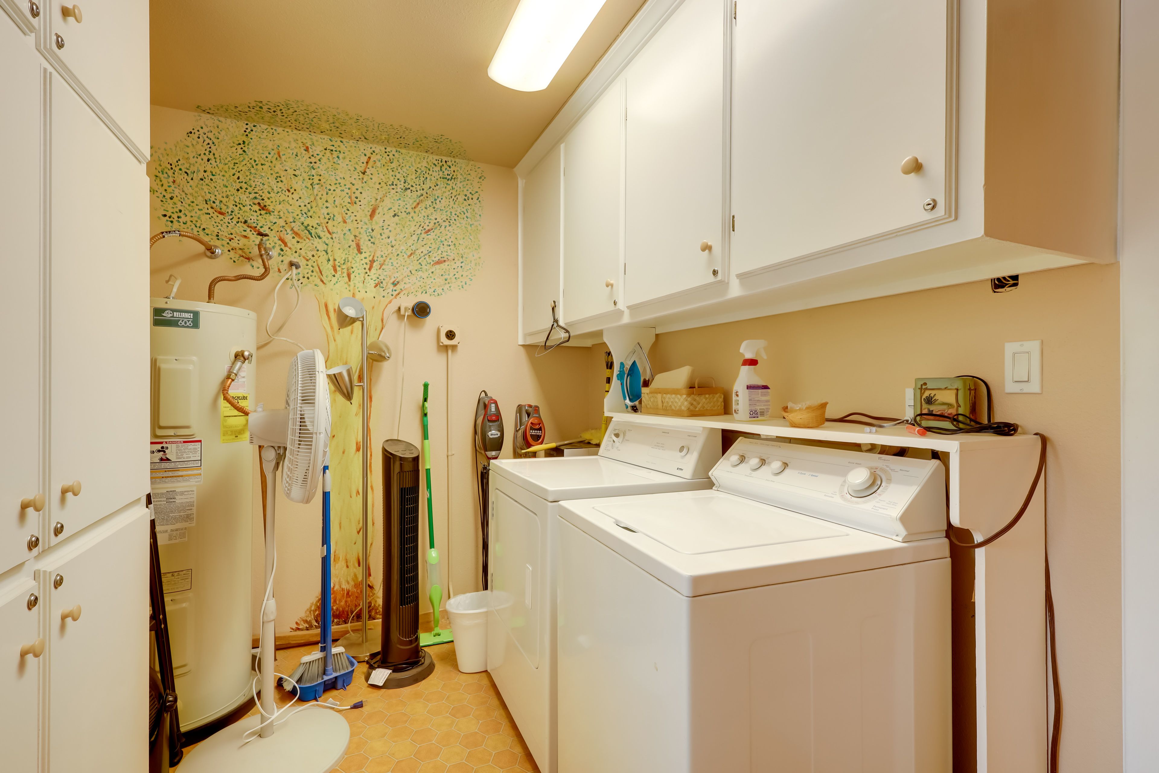 Laundry Area | Washer/Dryer | Iron/Board