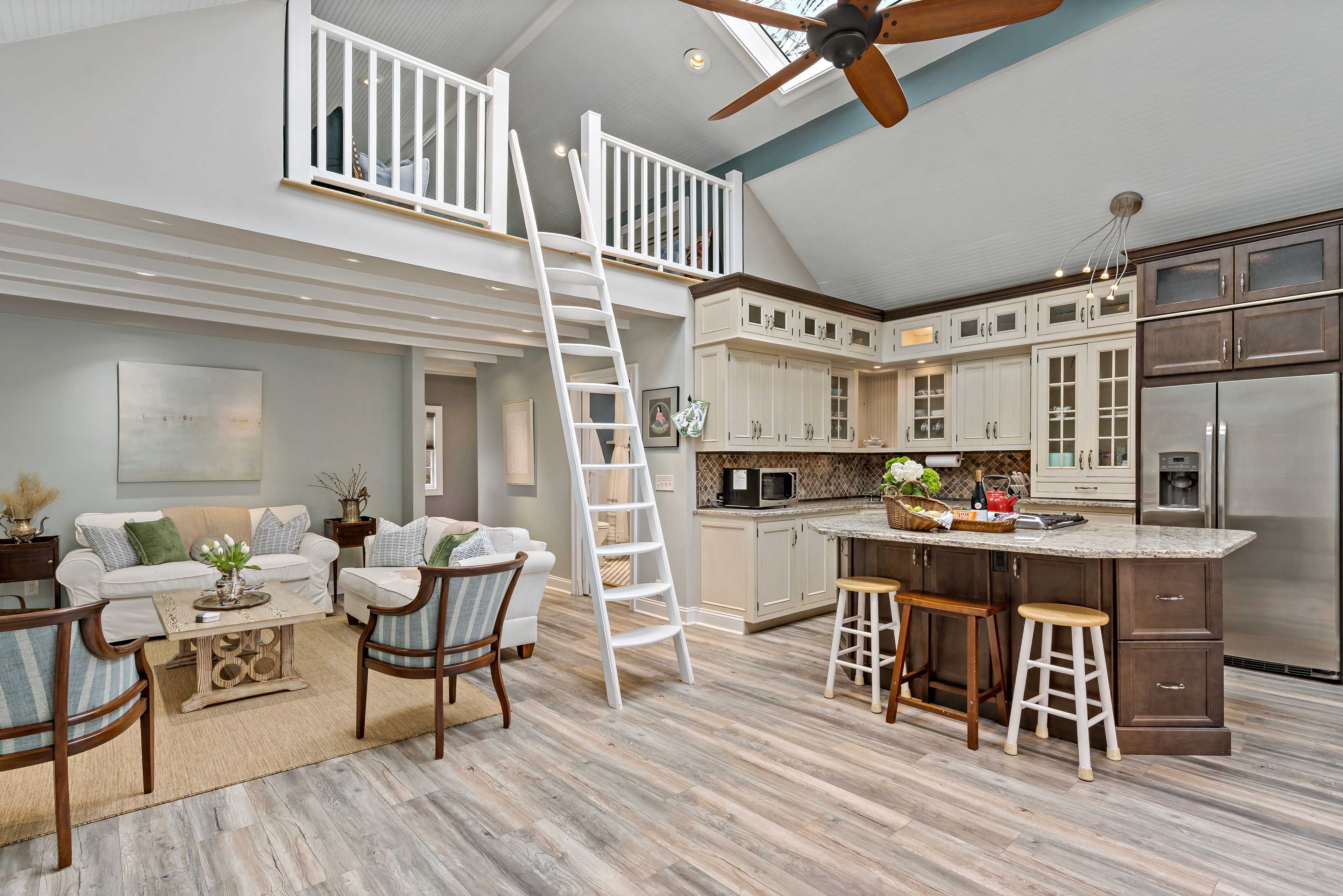 Kitchen & Living Room