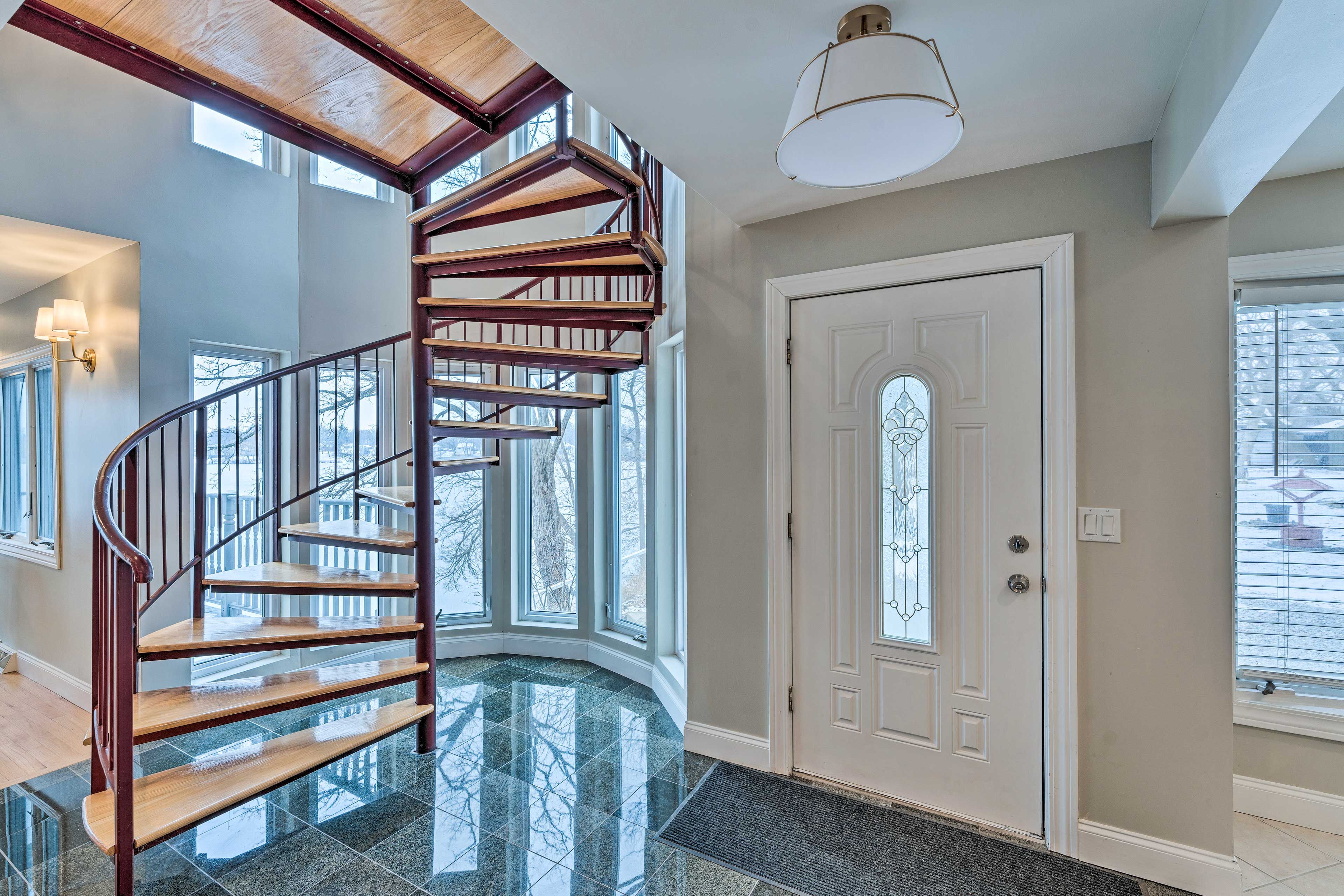 Stairs to 2nd & 3rd Floors