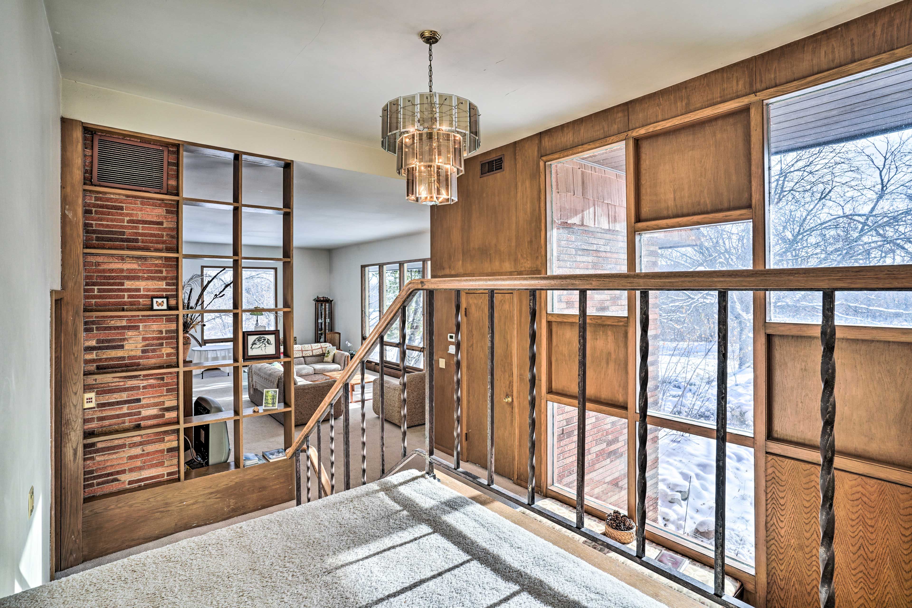 Quad-Level Stairs