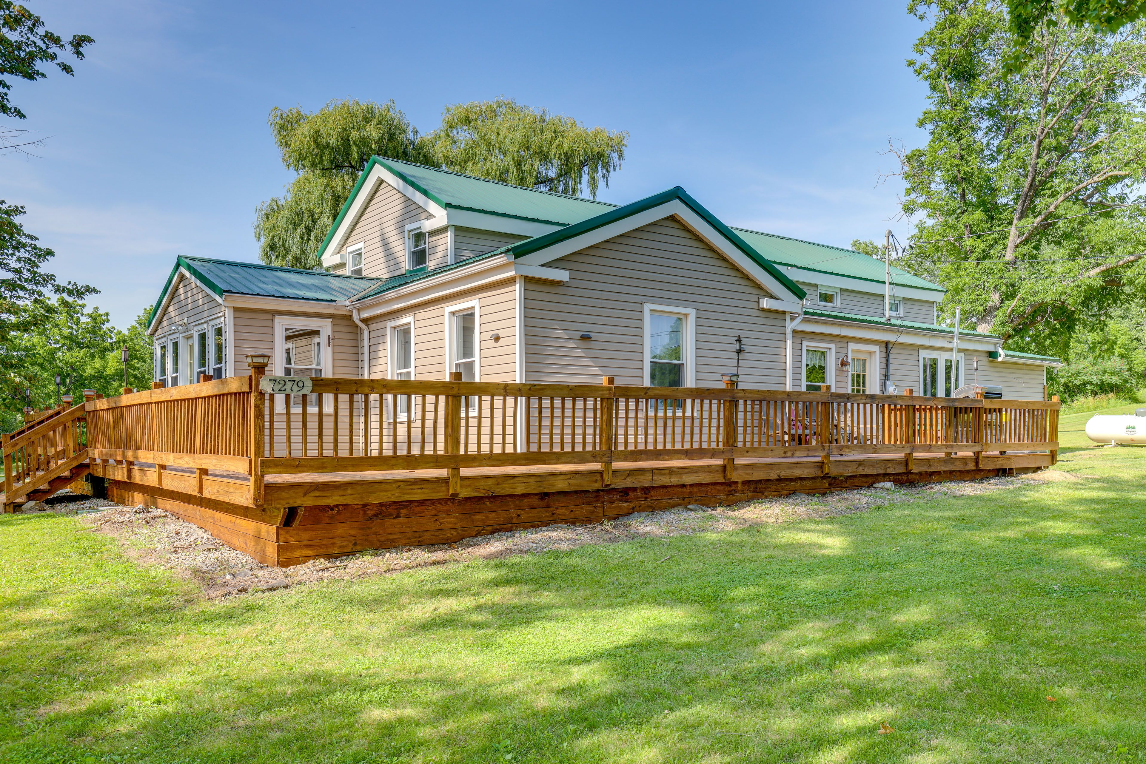Ovid Vacation Rental | 3BR | 2BA | 2,000 Sq Ft | Step-Free Access