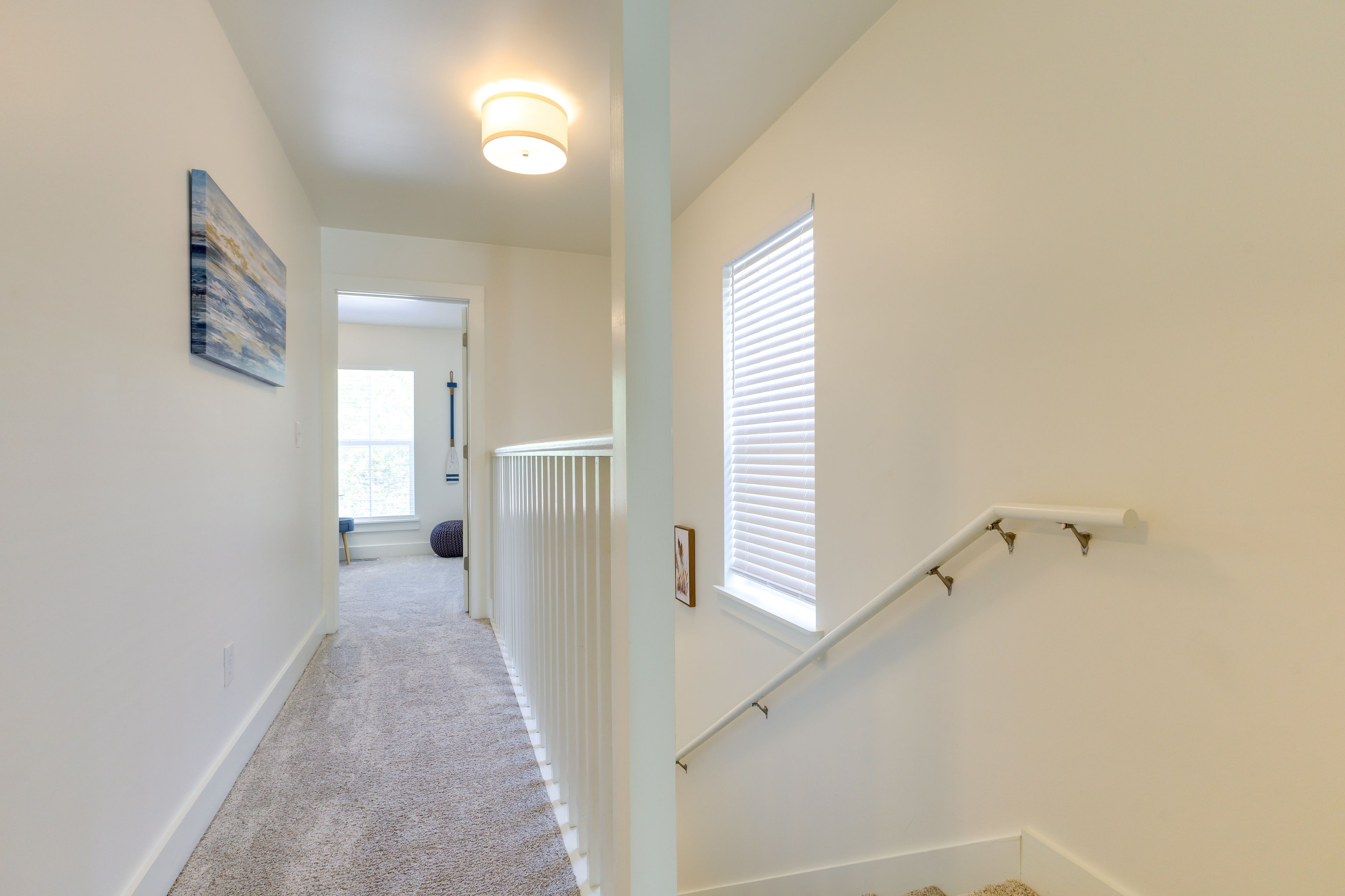 Hallway | Stairs to Access Both Bedrooms