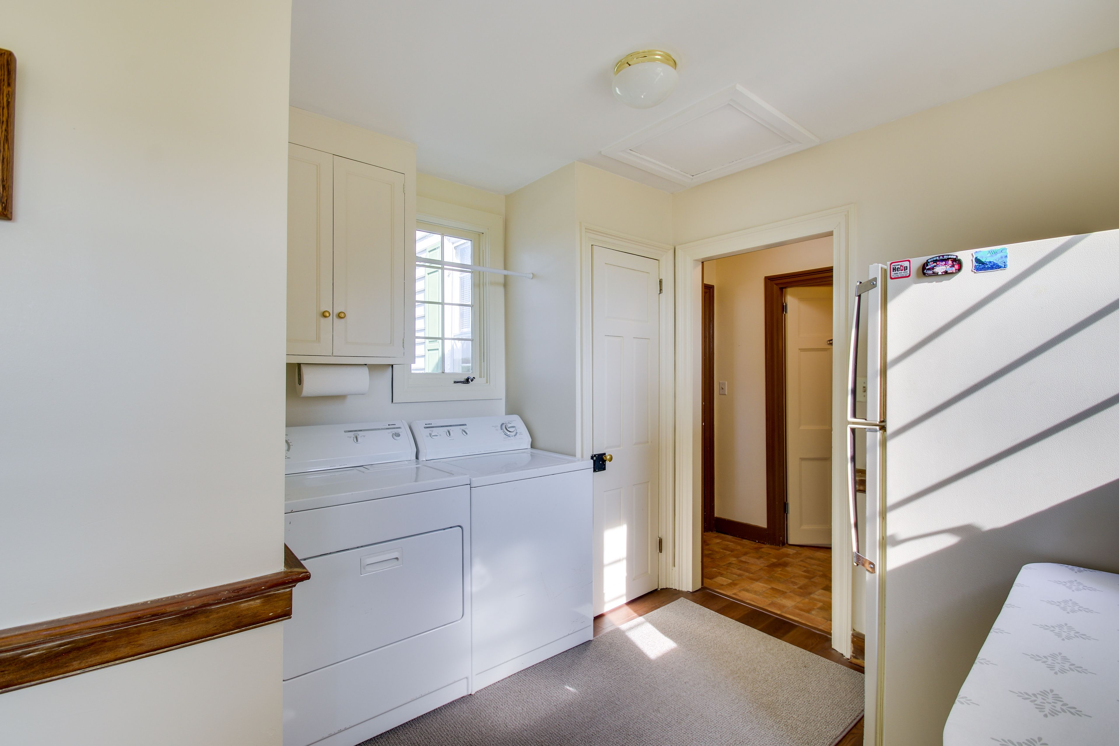 Washer & Dryer | Detergent Provided