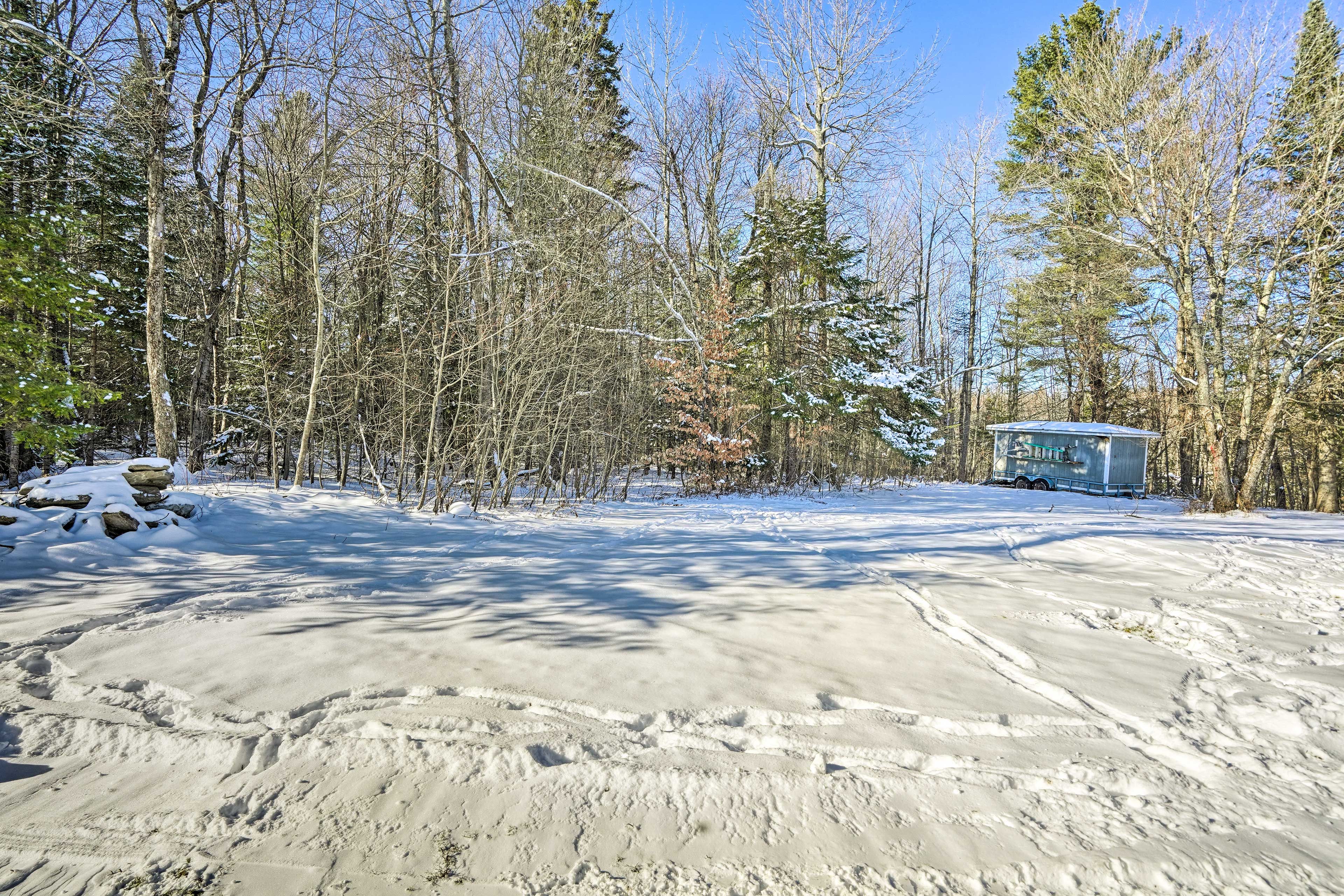 Wooded Yard | On-Site Trails