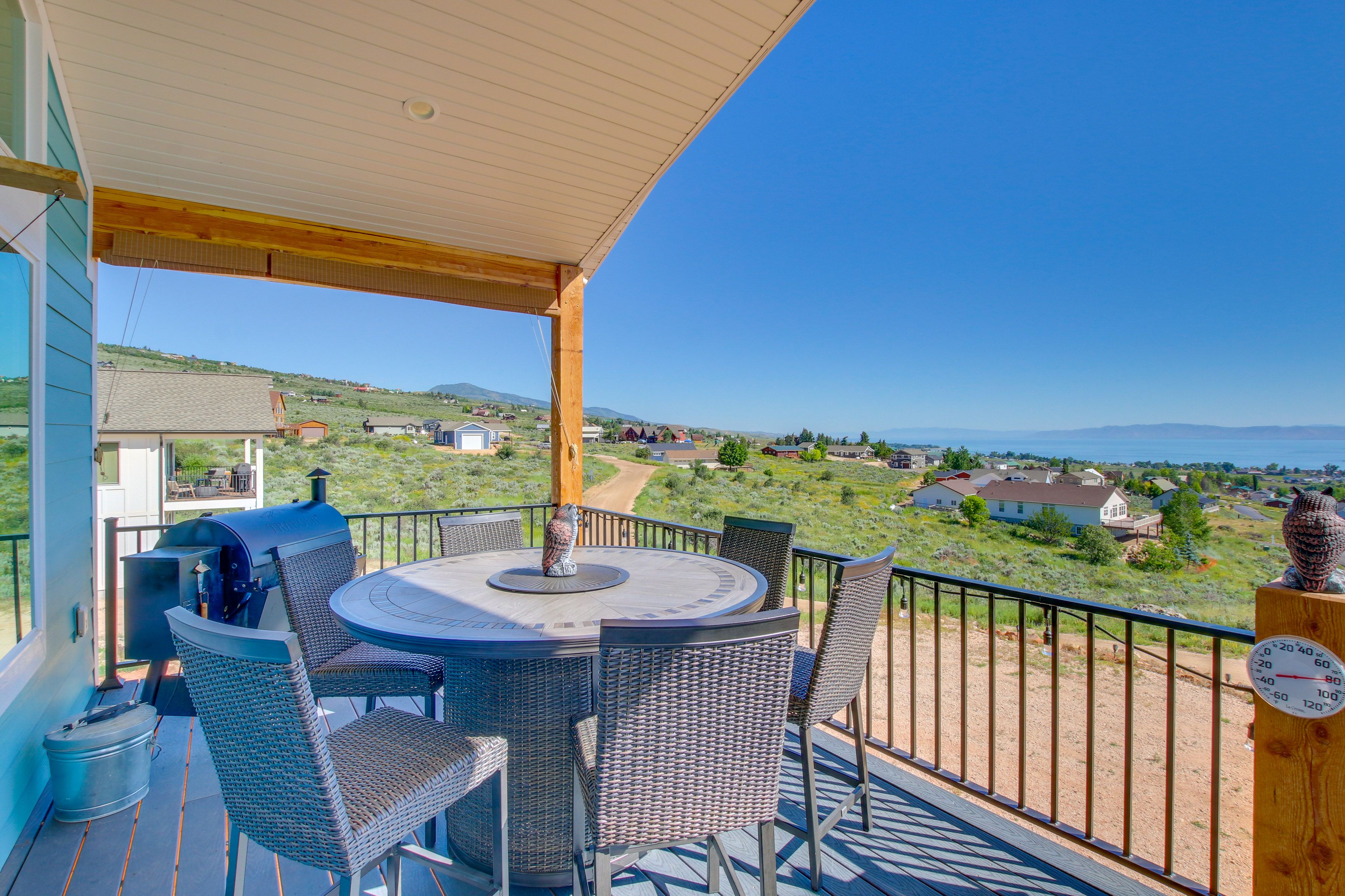 Private Covered Deck | Gas Grill