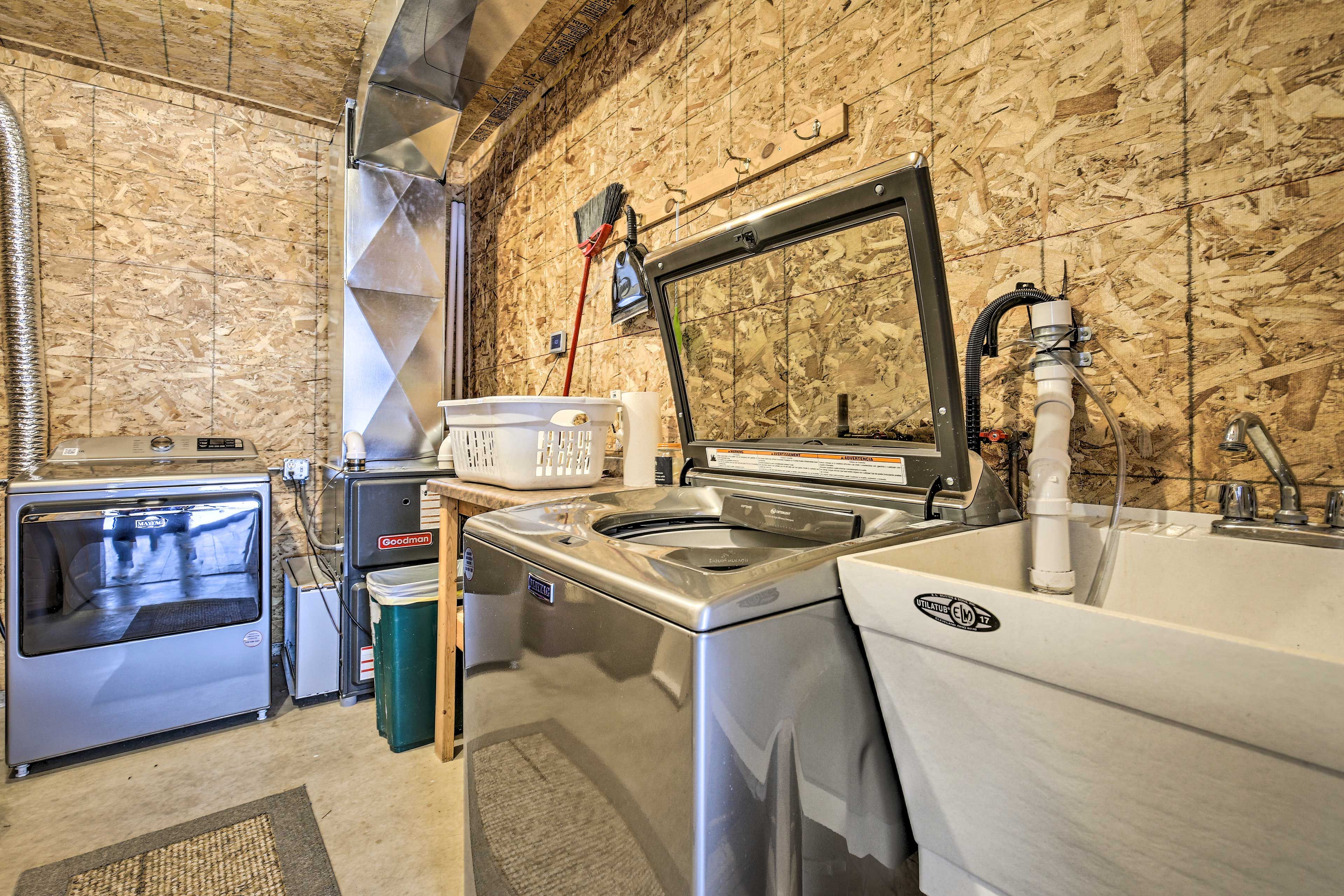Laundry Area | Washer/Dryer | Iron/Board