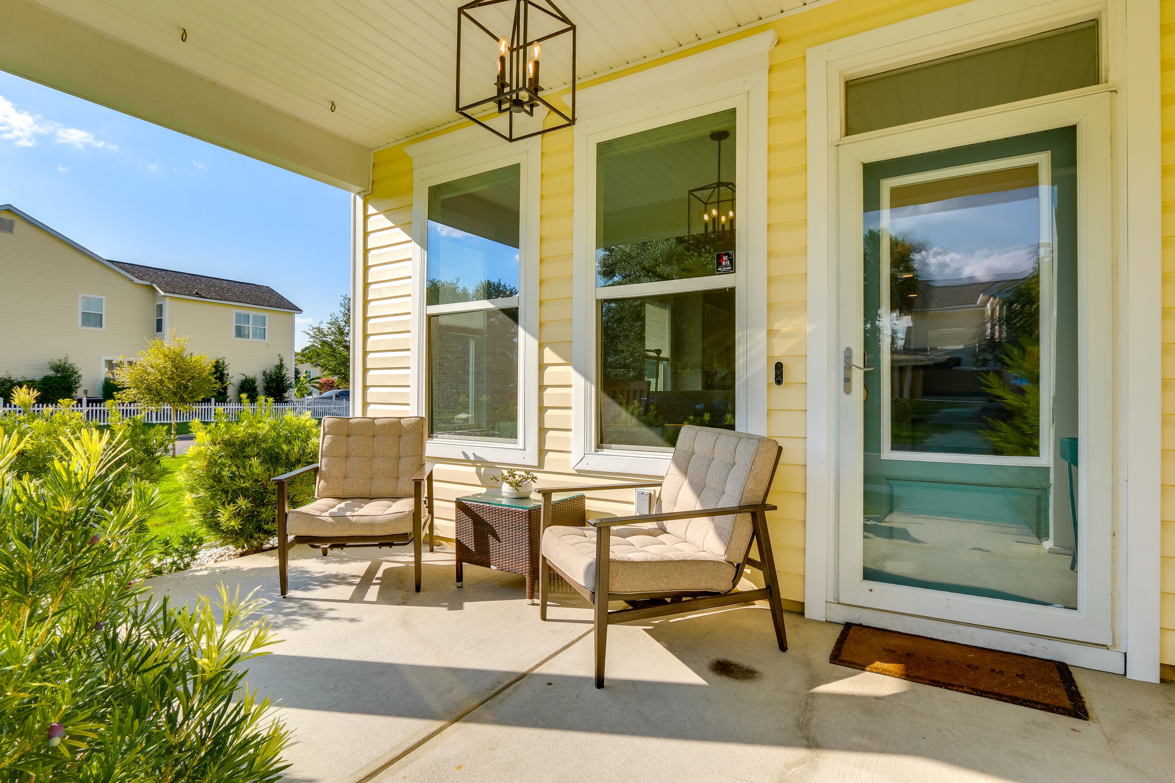 Exterior | Covered Front Porch | Private Patio & Yard