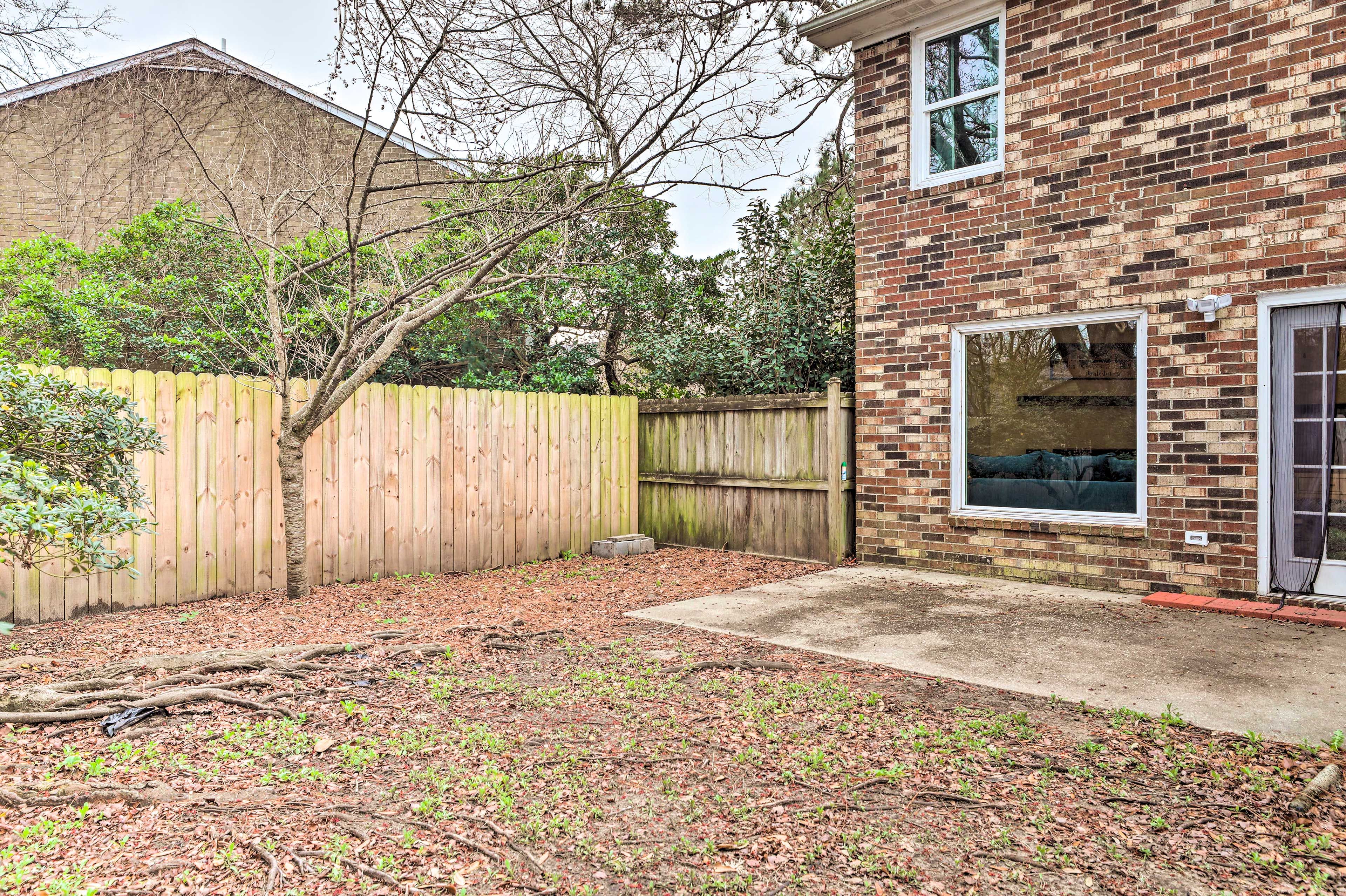 Private Backyard Area