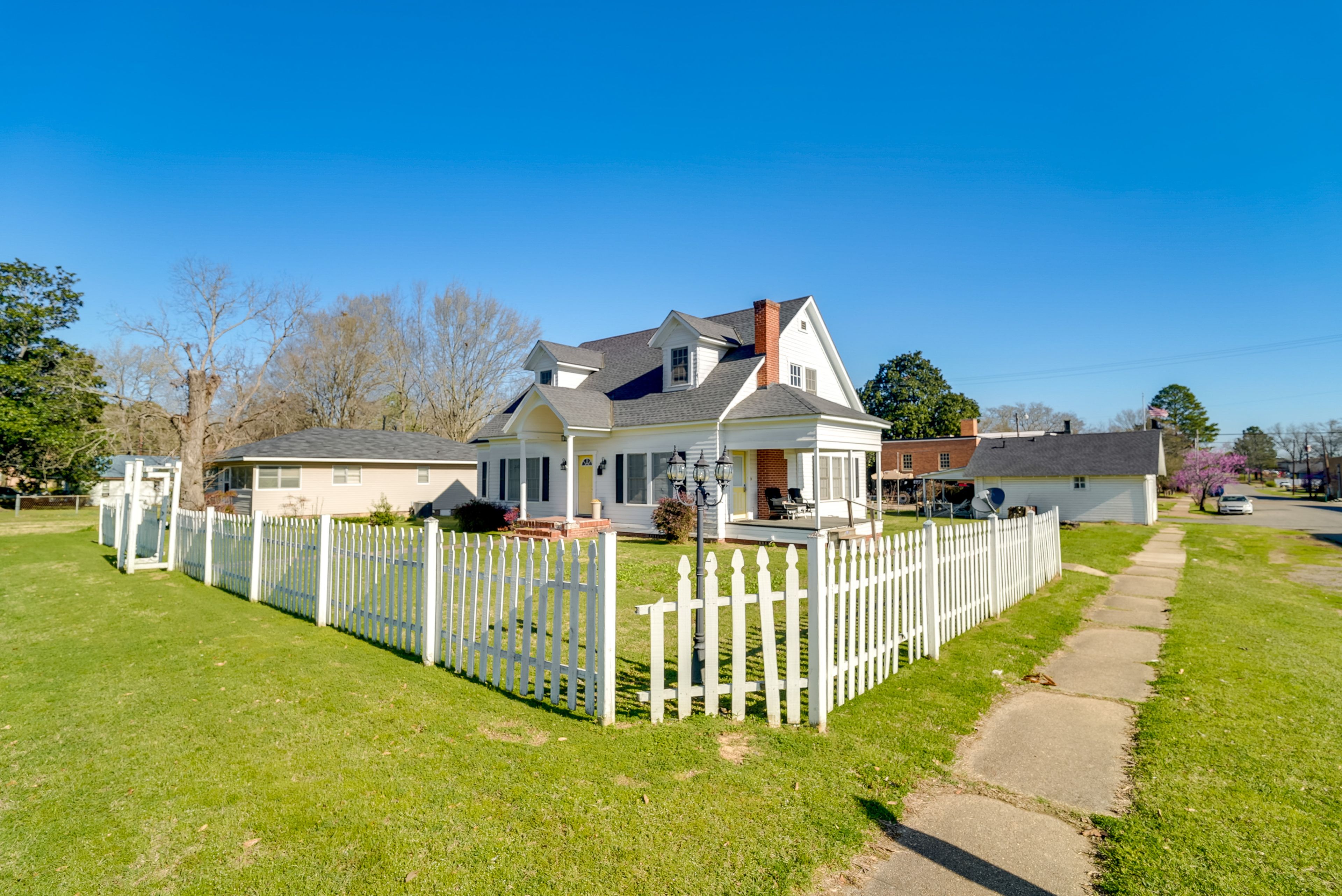 Fenced Front Yard