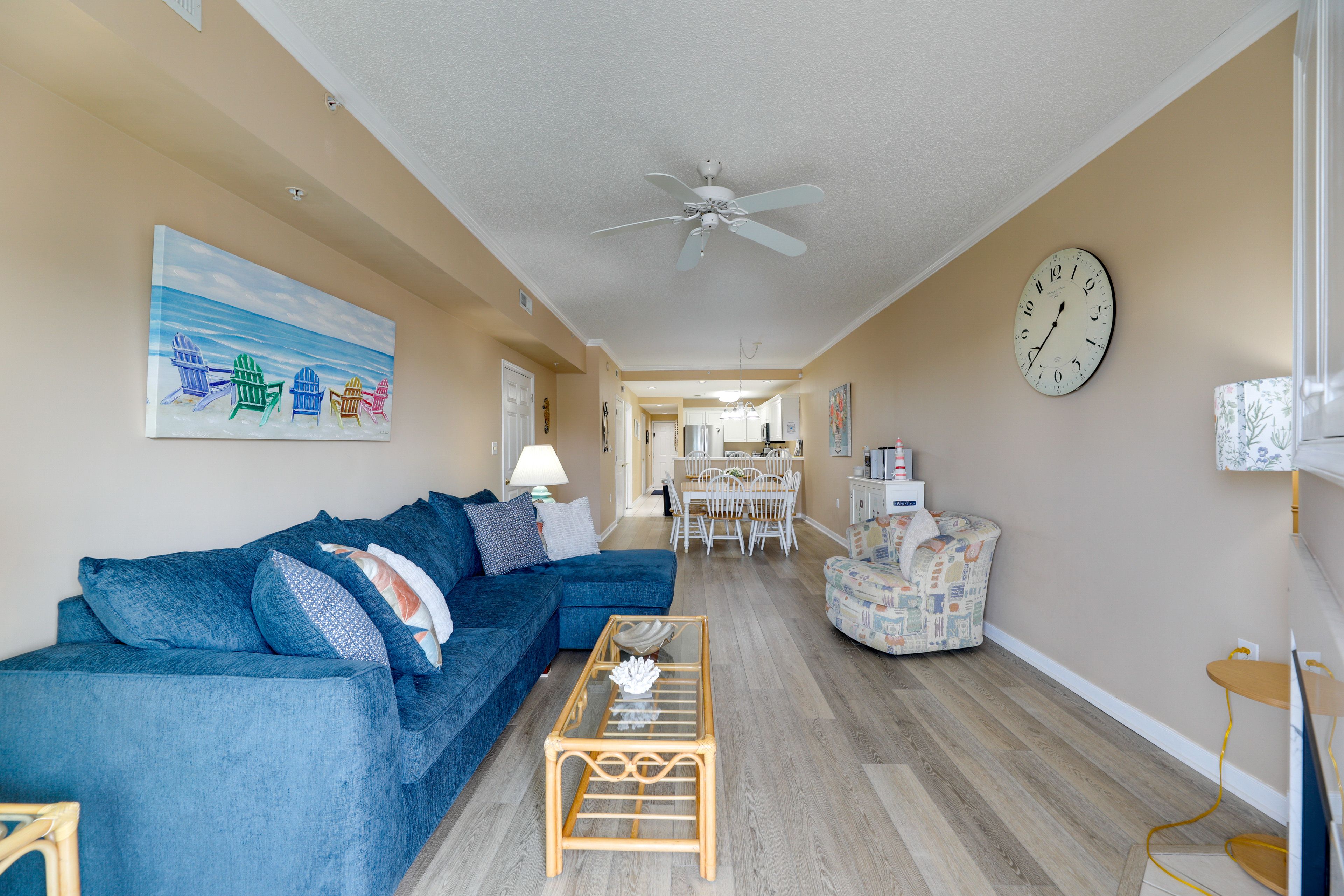 Living Room | Main Floor | Central Air Conditioning | Sleeper Sofa | Free WiFi