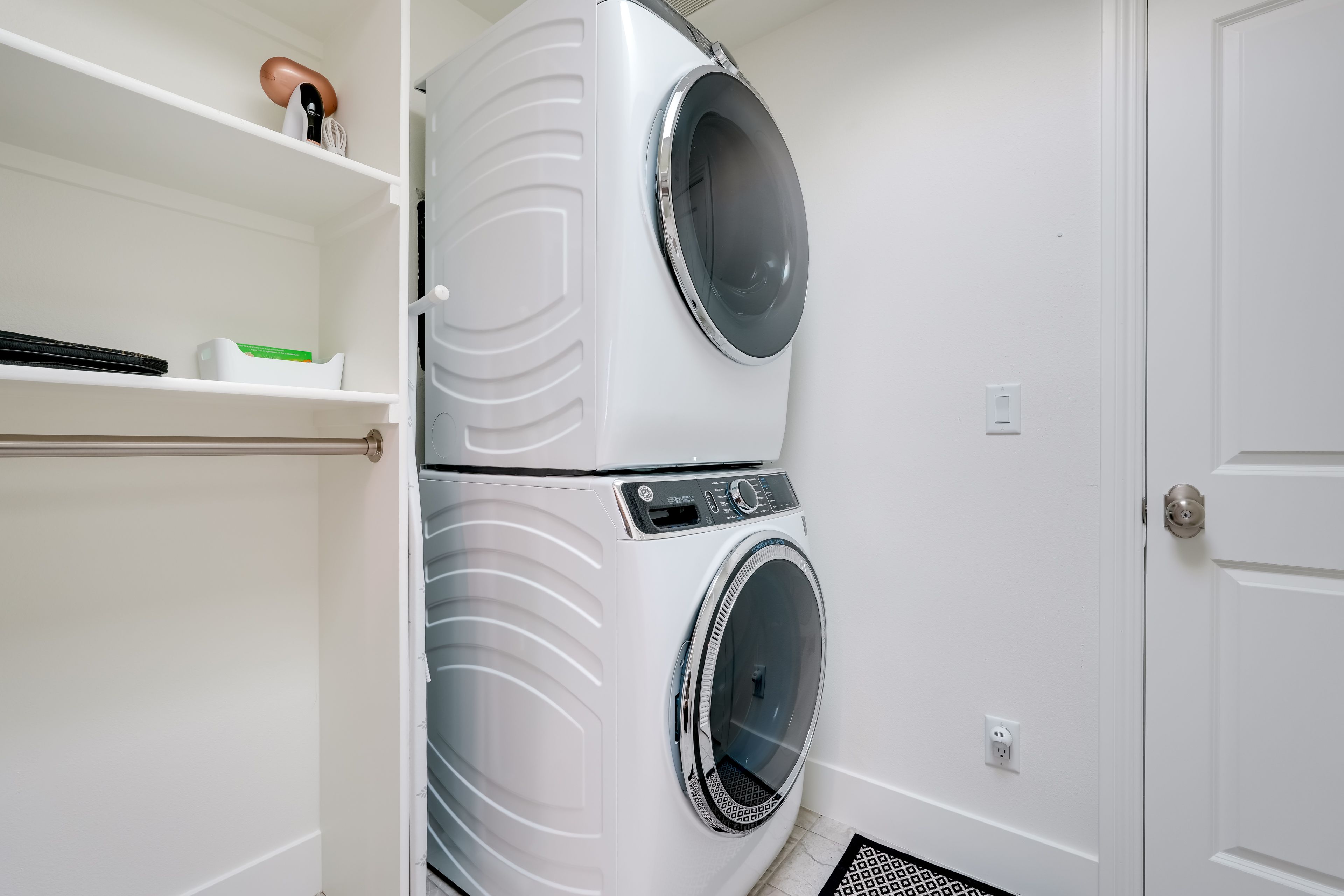 Laundry Area | Washer + Dryer | Iron/Board