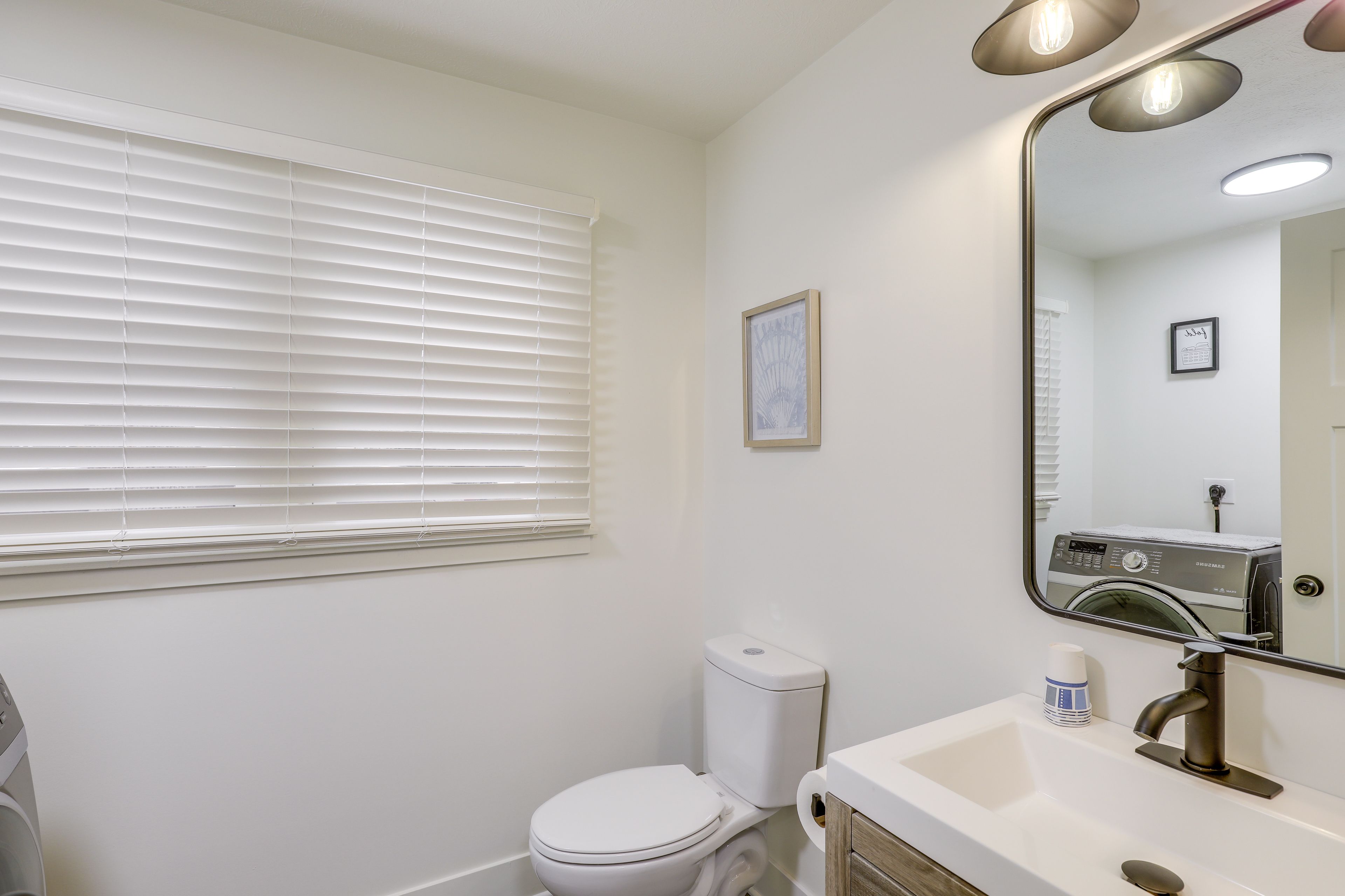 Half Bathroom | 1st Floor | Washer & Dryer
