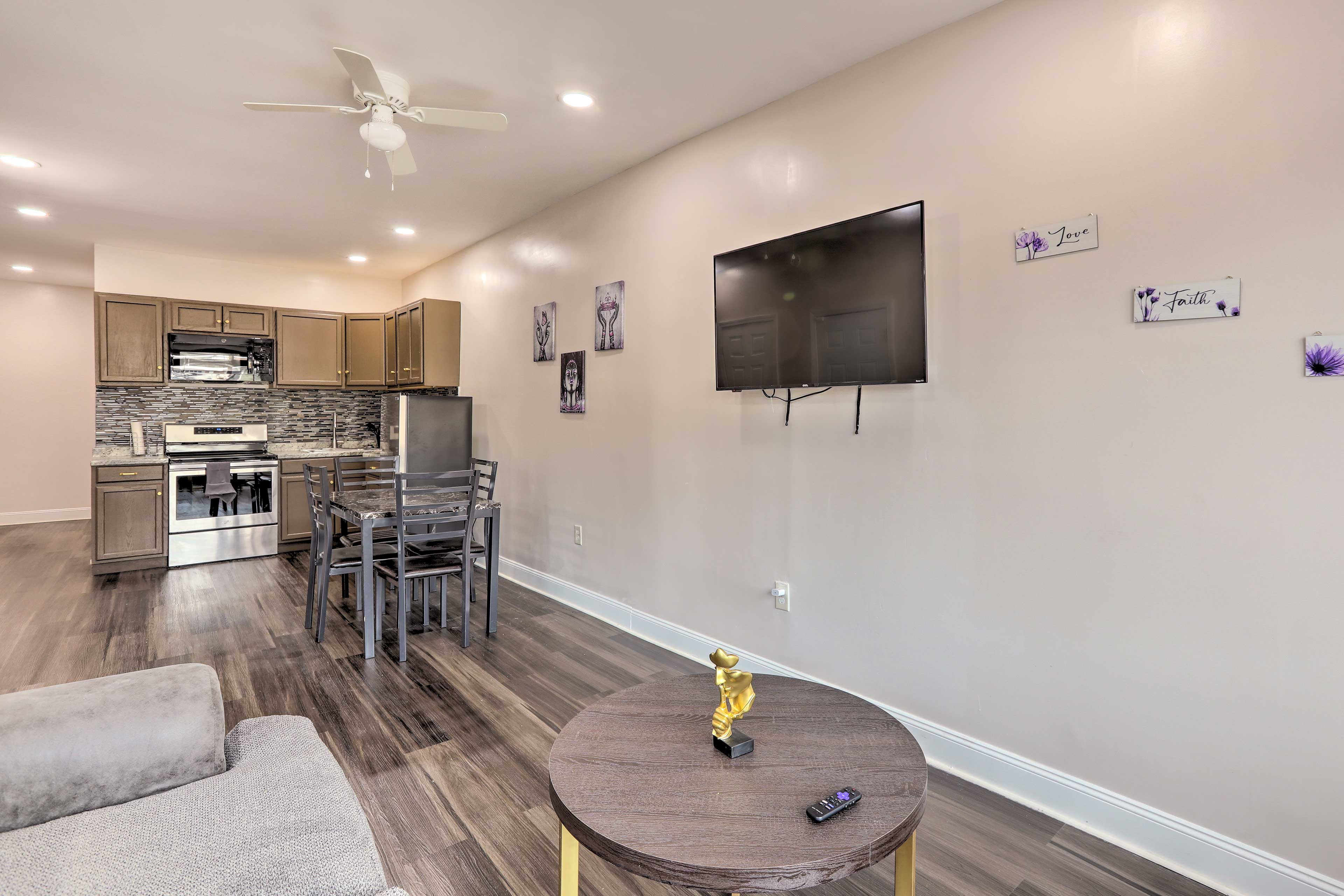 Philadelphia Vacation Rental | 2BR | 1BA | Stairs Required | 900 Sq Ft