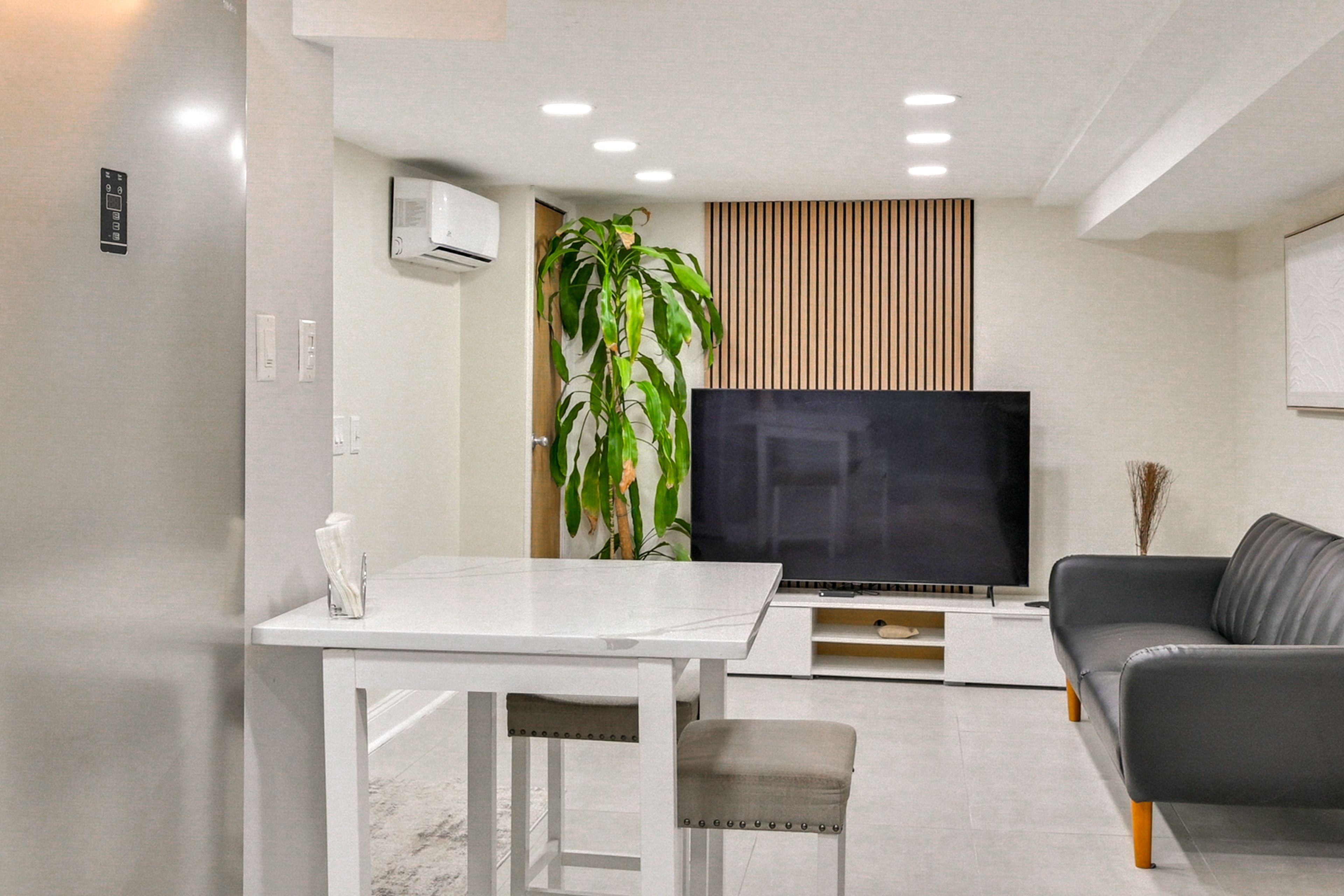 Living Room | Smart TV | Home Theater System | Board Games & Books | Futon