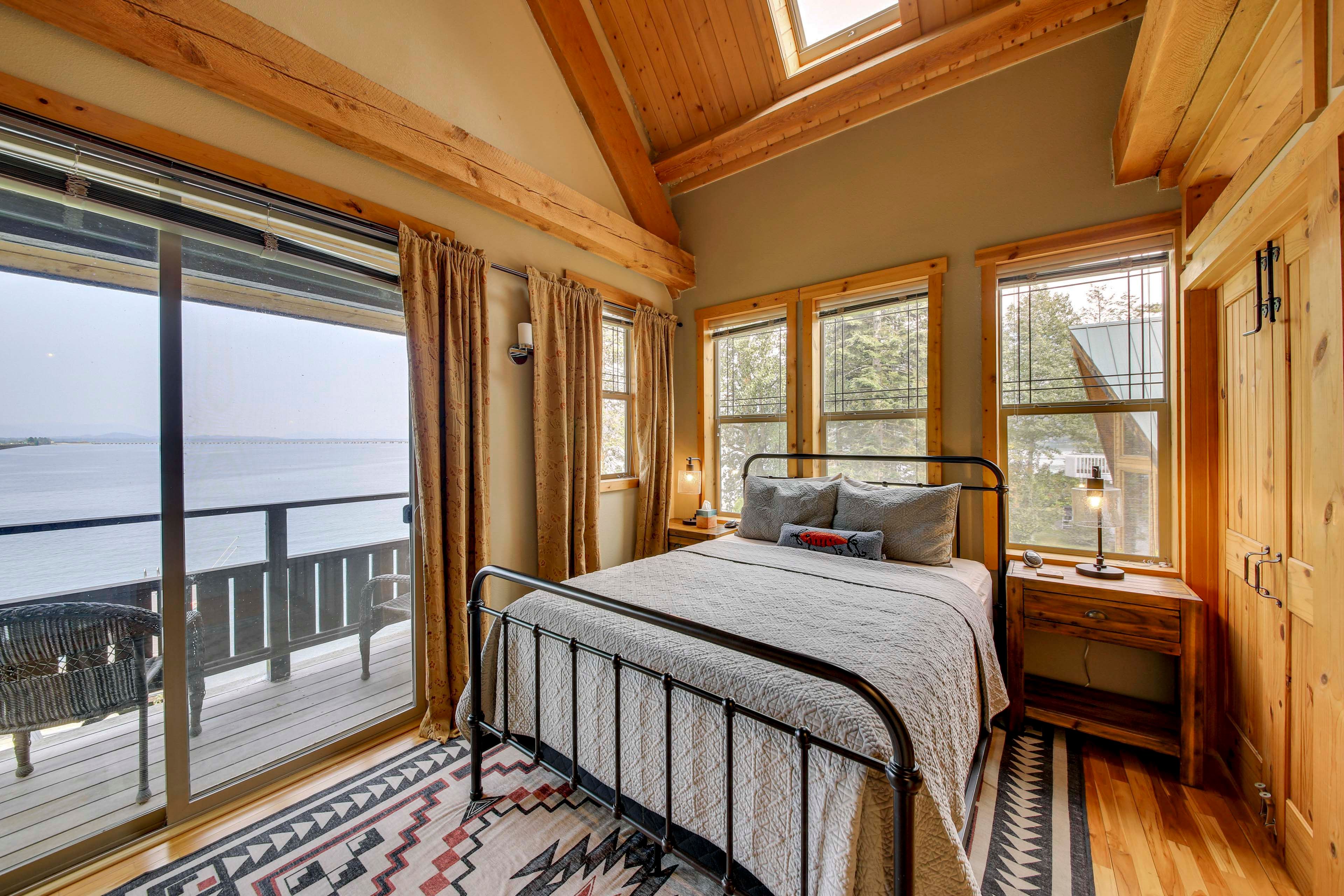 Bedroom 1 | Queen Bed | Balcony Access | 2nd Floor