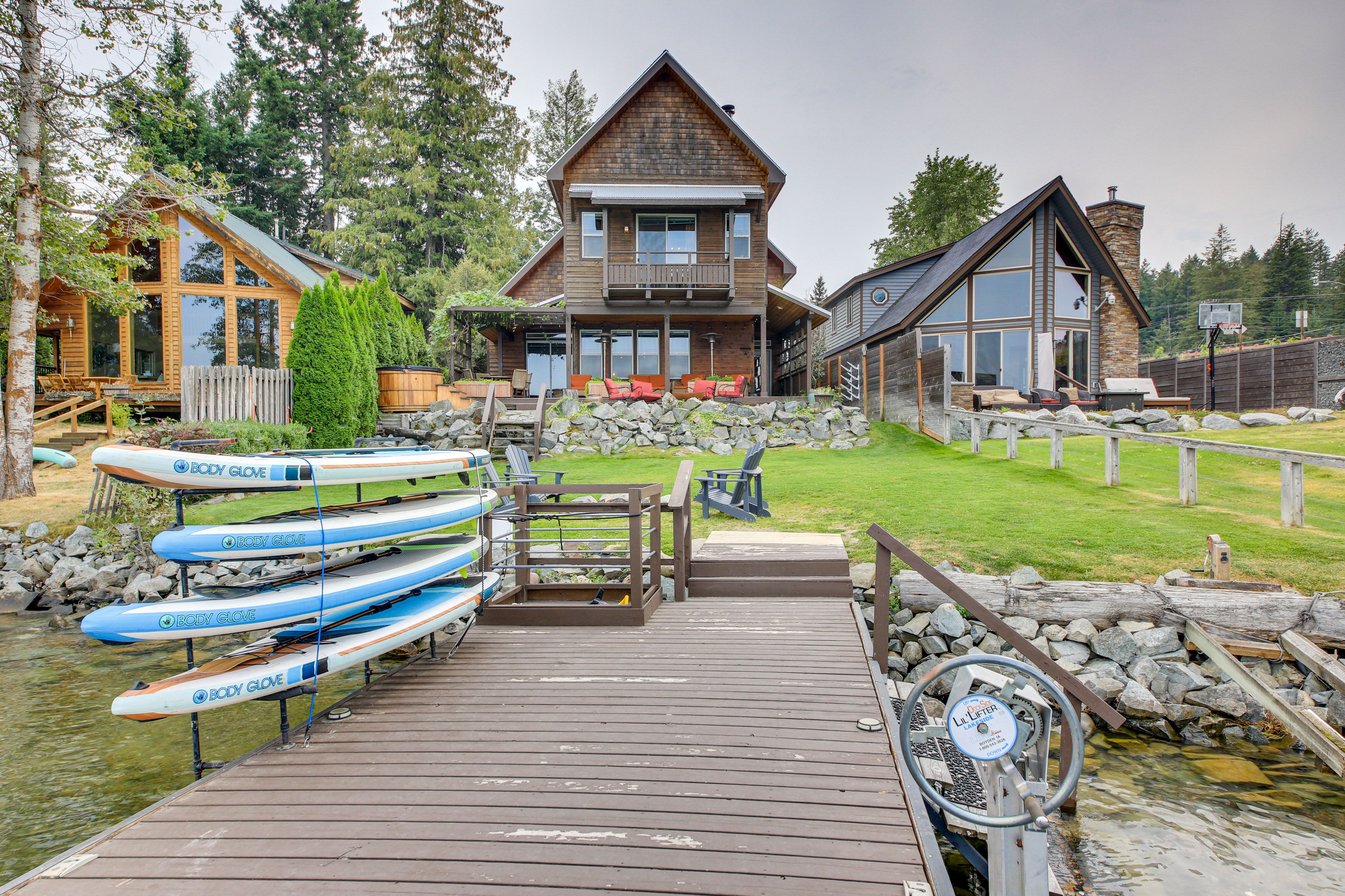 Private Dock | Paddleboards