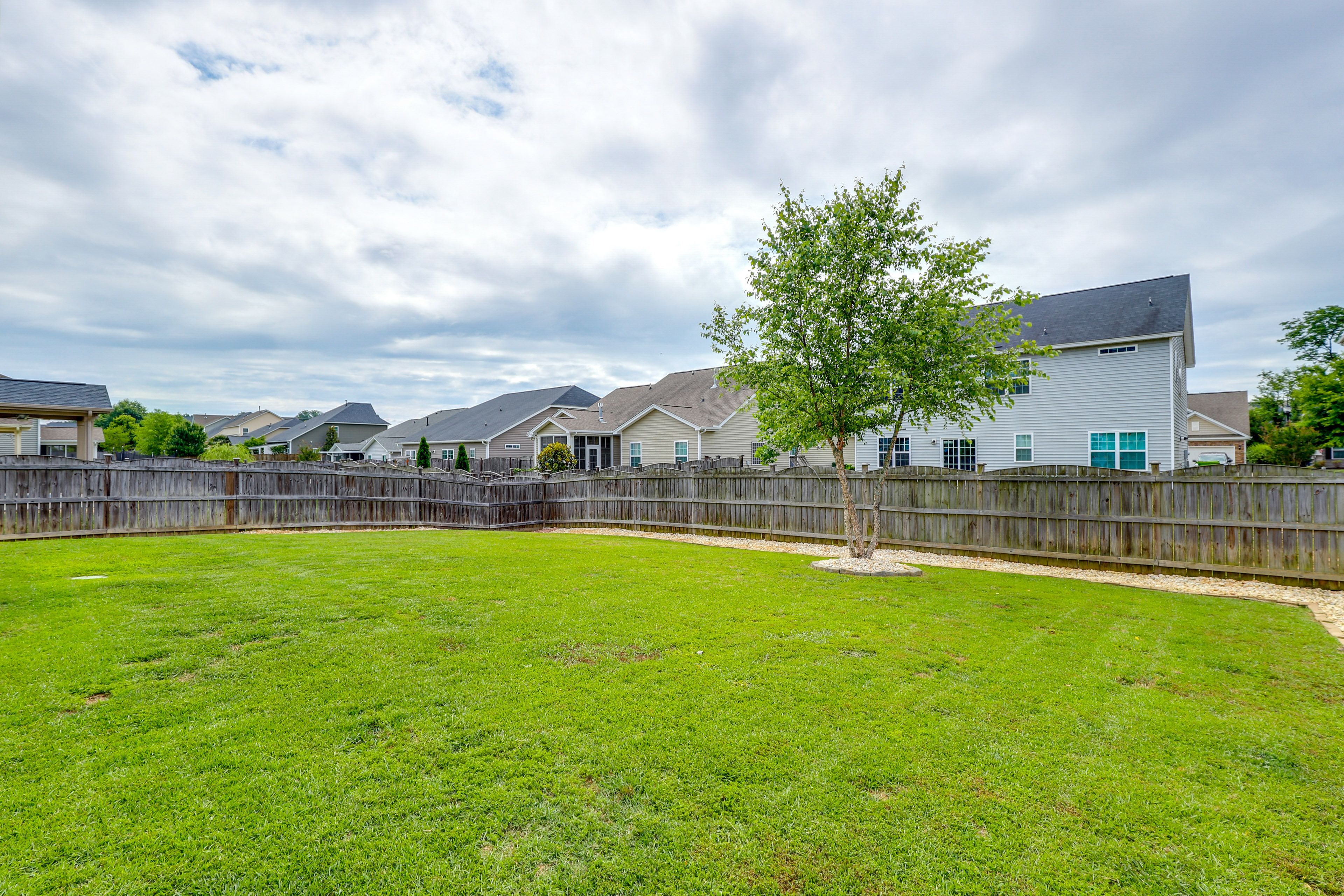 Fenced-In Backyard