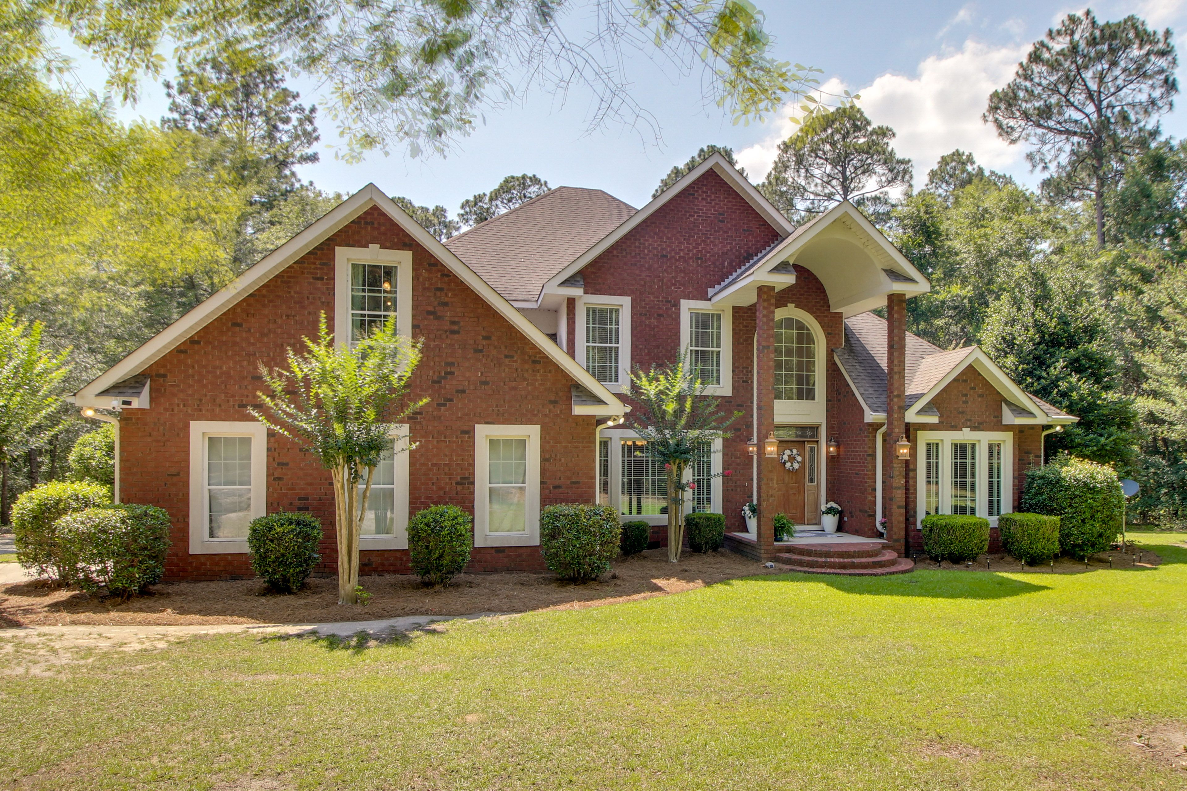 Front Exterior | 2-Story Home | Expansive Yard