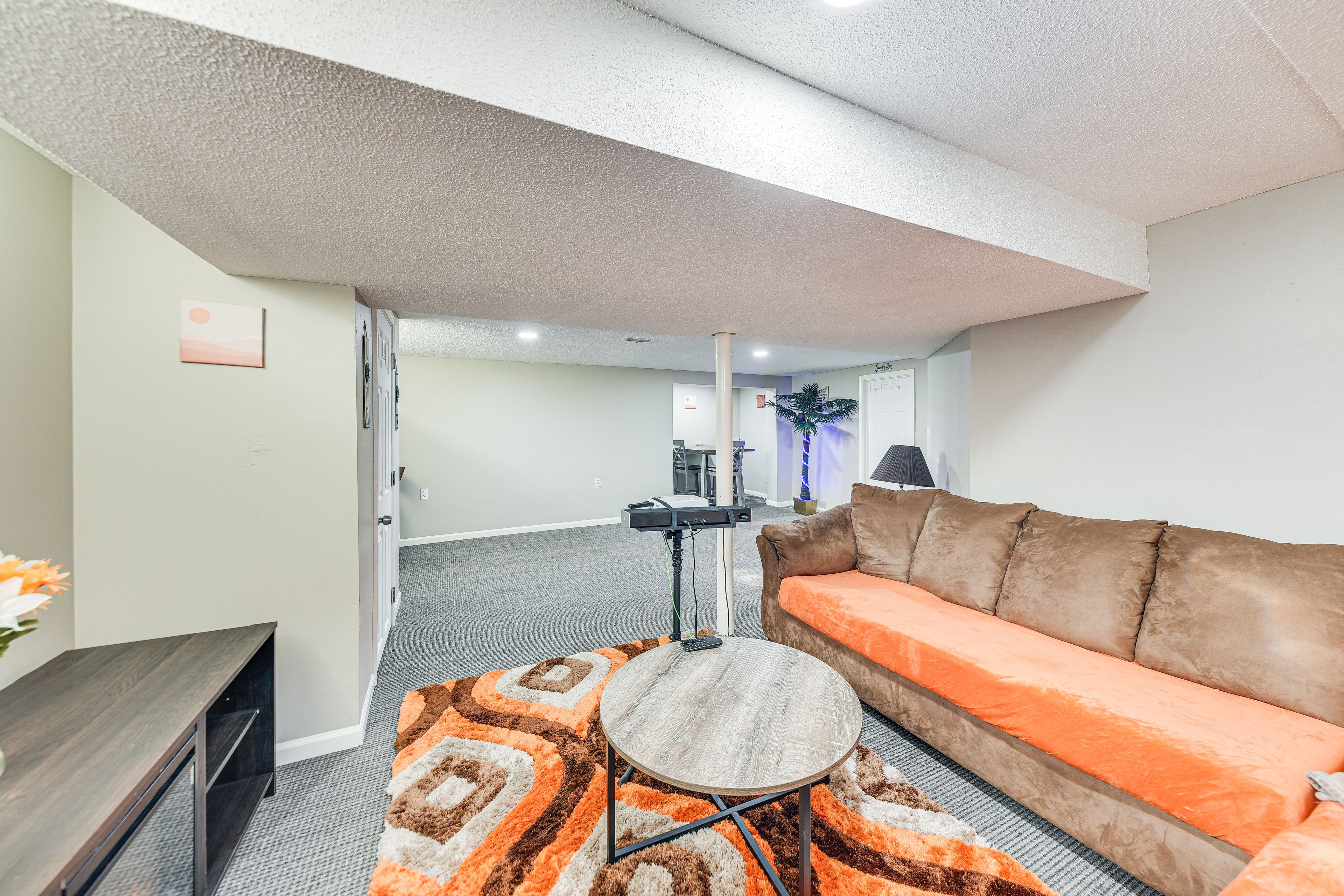 Living Room | Ground Floor | Projector | Electric Fireplace