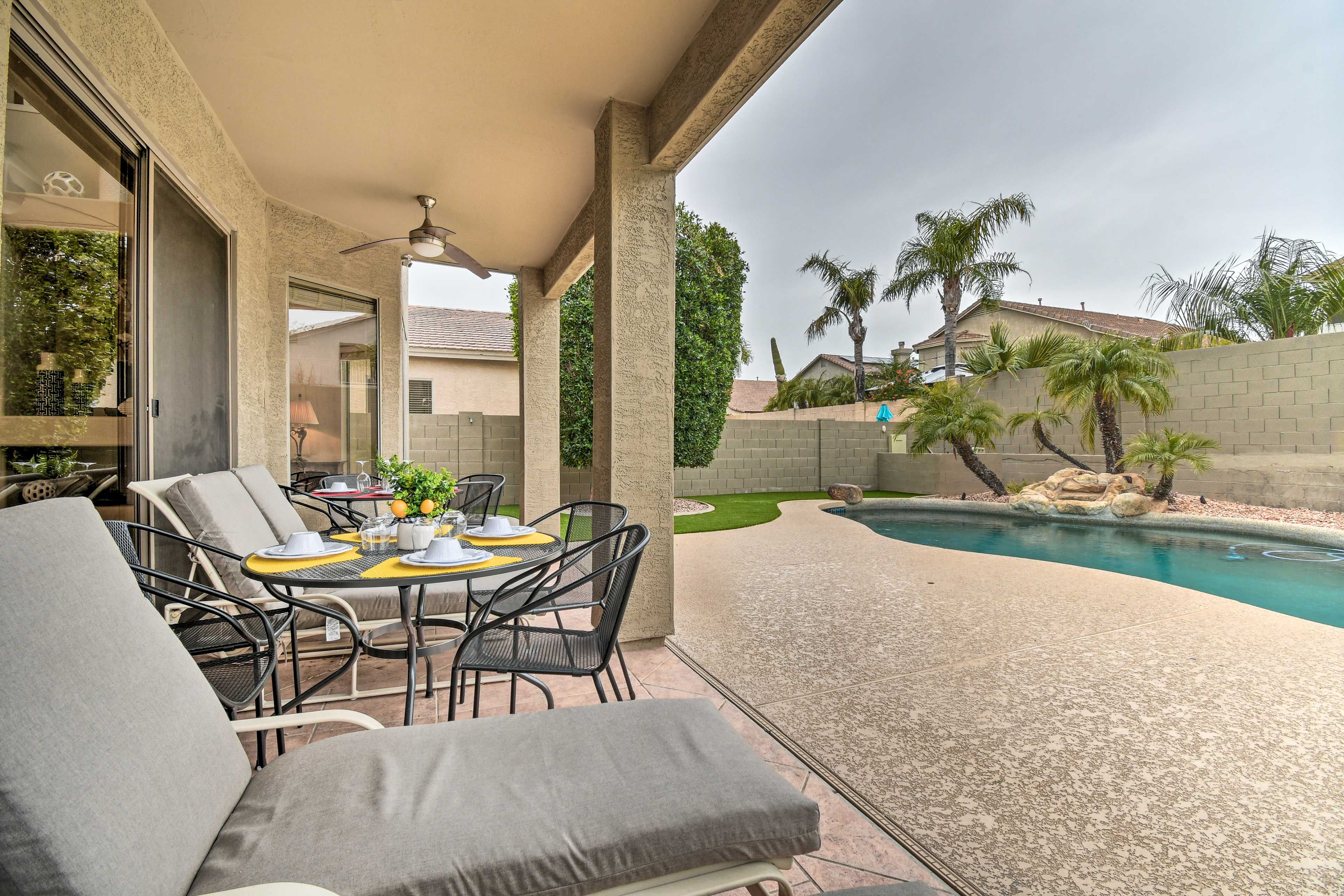 Furnished Patio | Gas Grill | Fenced Yard