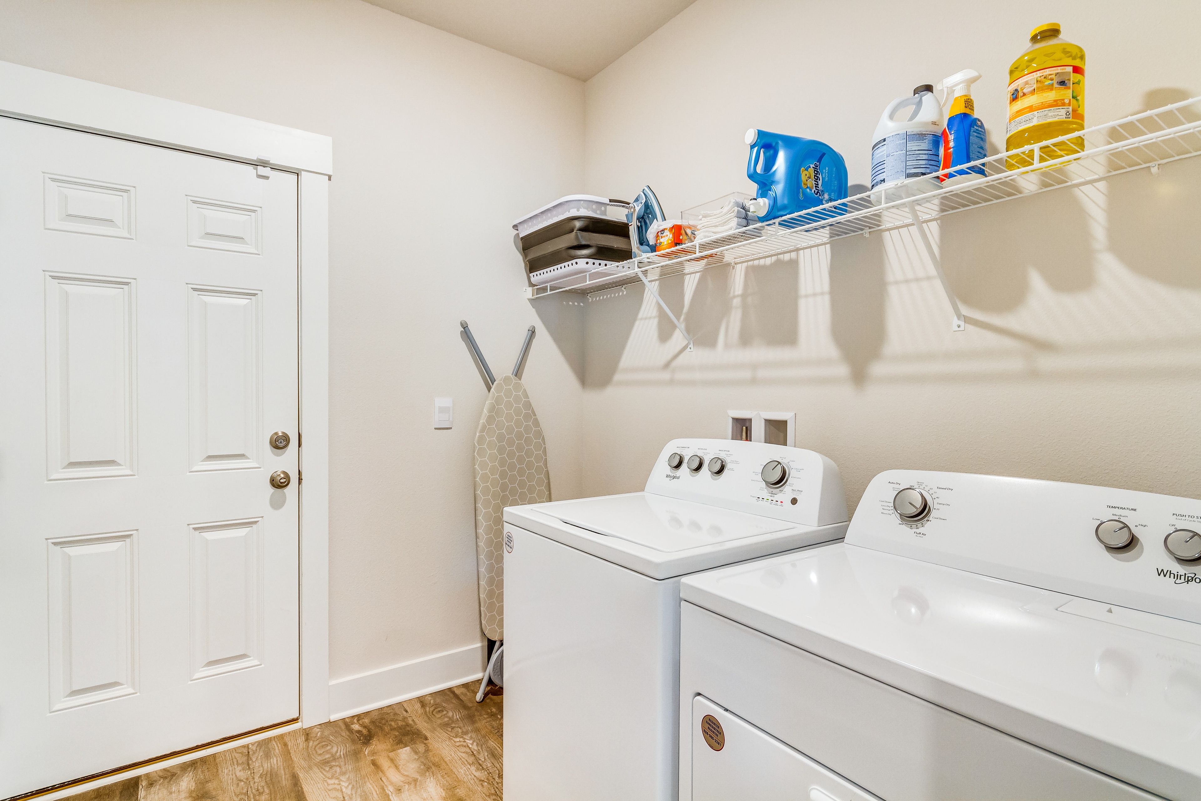 Laundry Area | Washer/Dryer | Laundry Detergent | Iron/Board