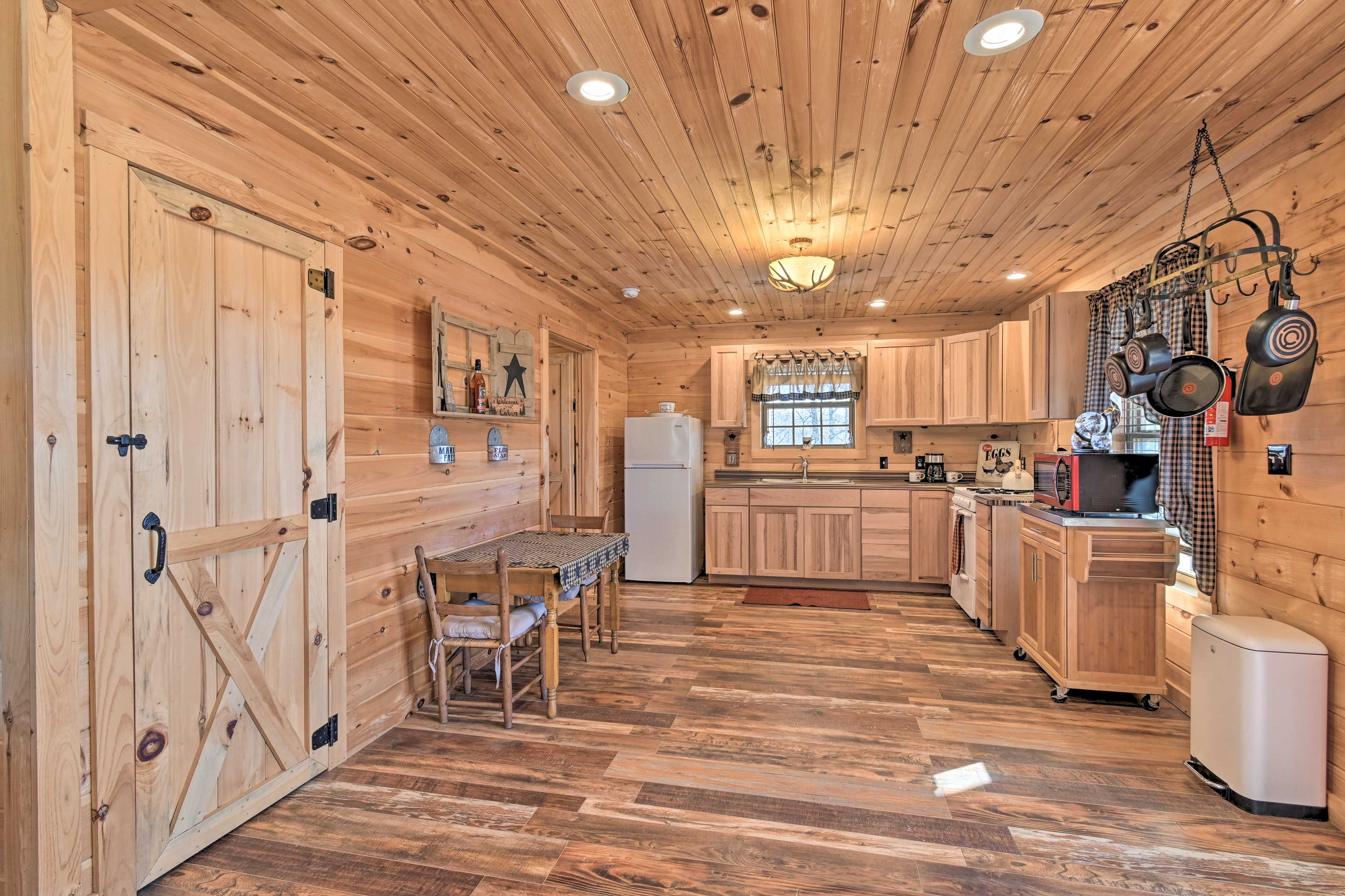Kitchen | Free WiFi | Pet Friendly w/ Fee | 2 Private Acres