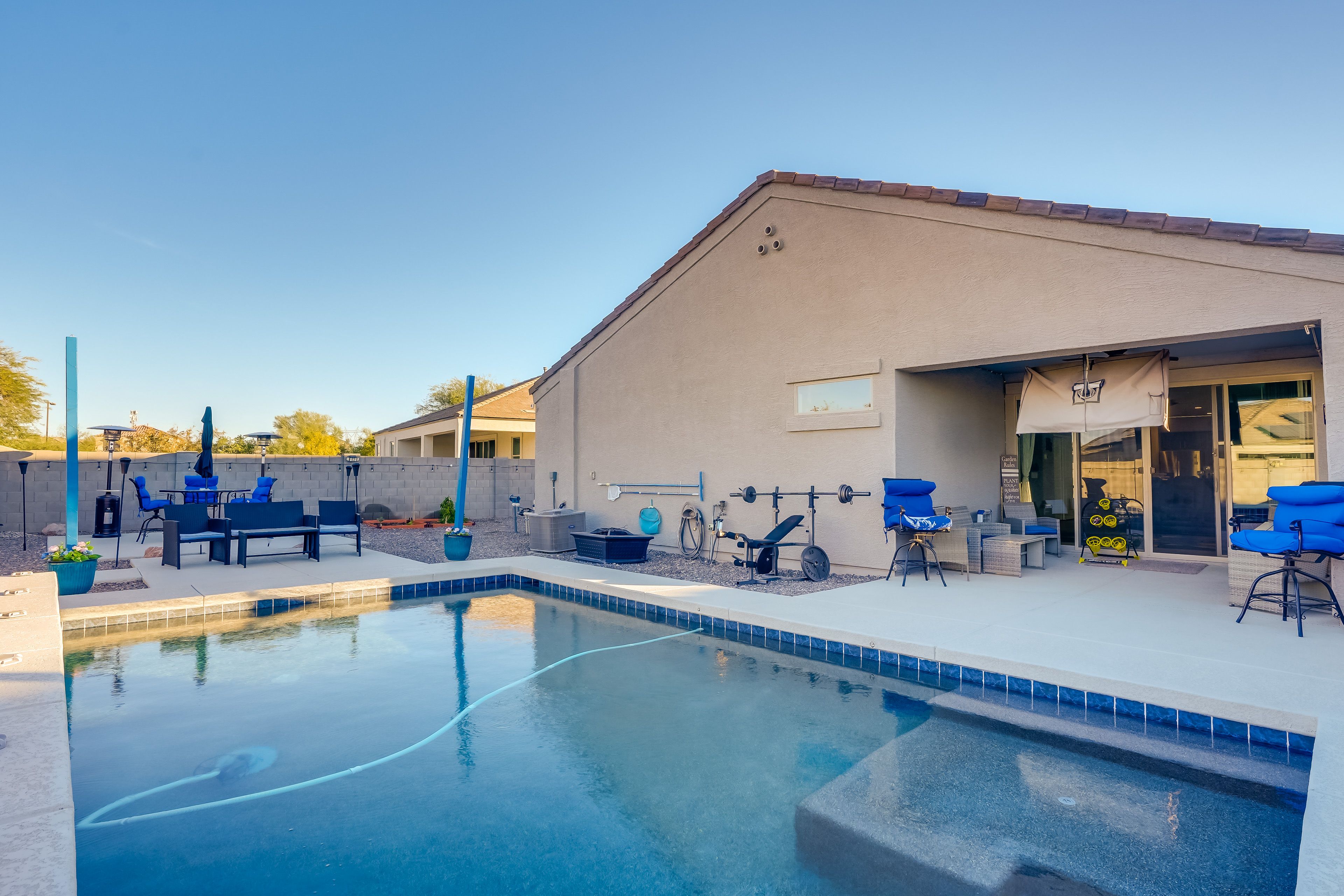 Private Backyard | Pool | Covered Patio