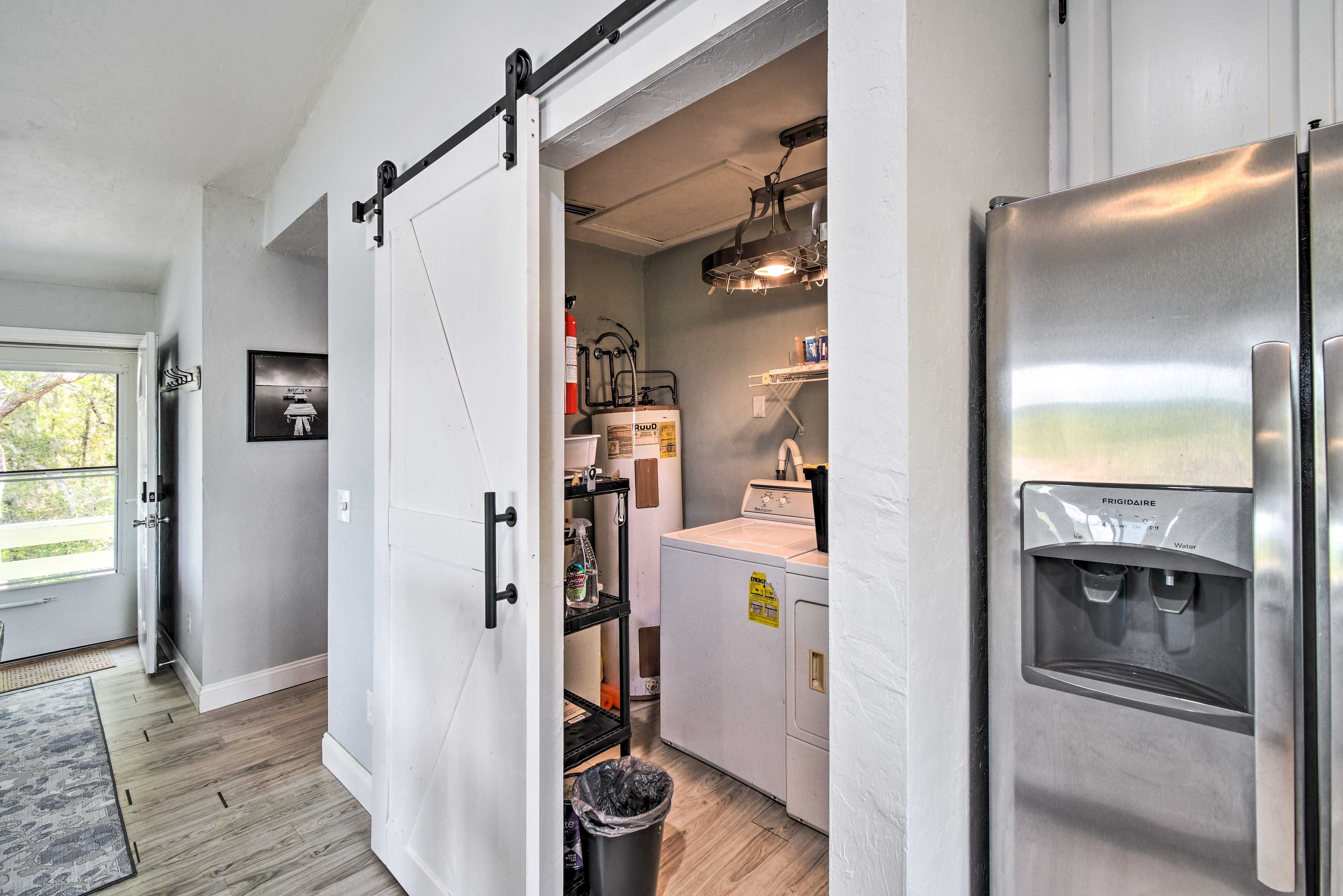 Laundry Closet | Main Level | Washer + Dryer