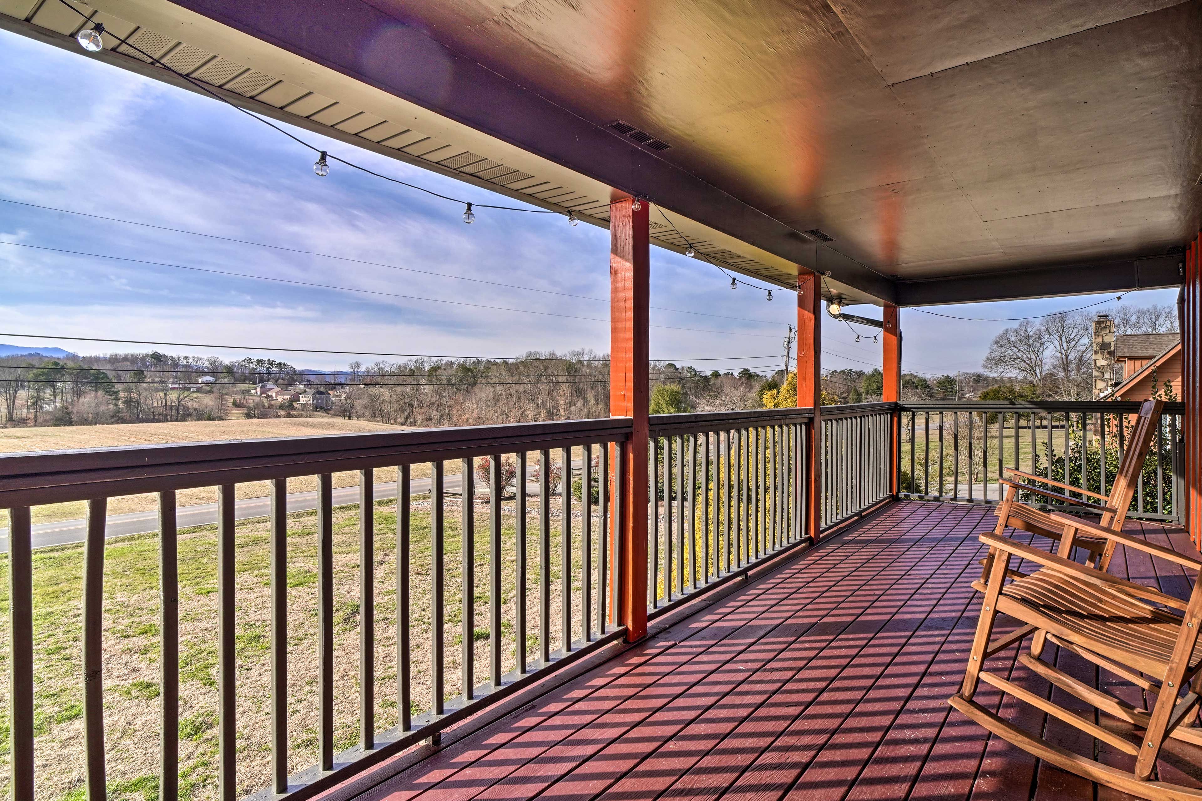 Deck | Outdoor Seating | Mountain Views