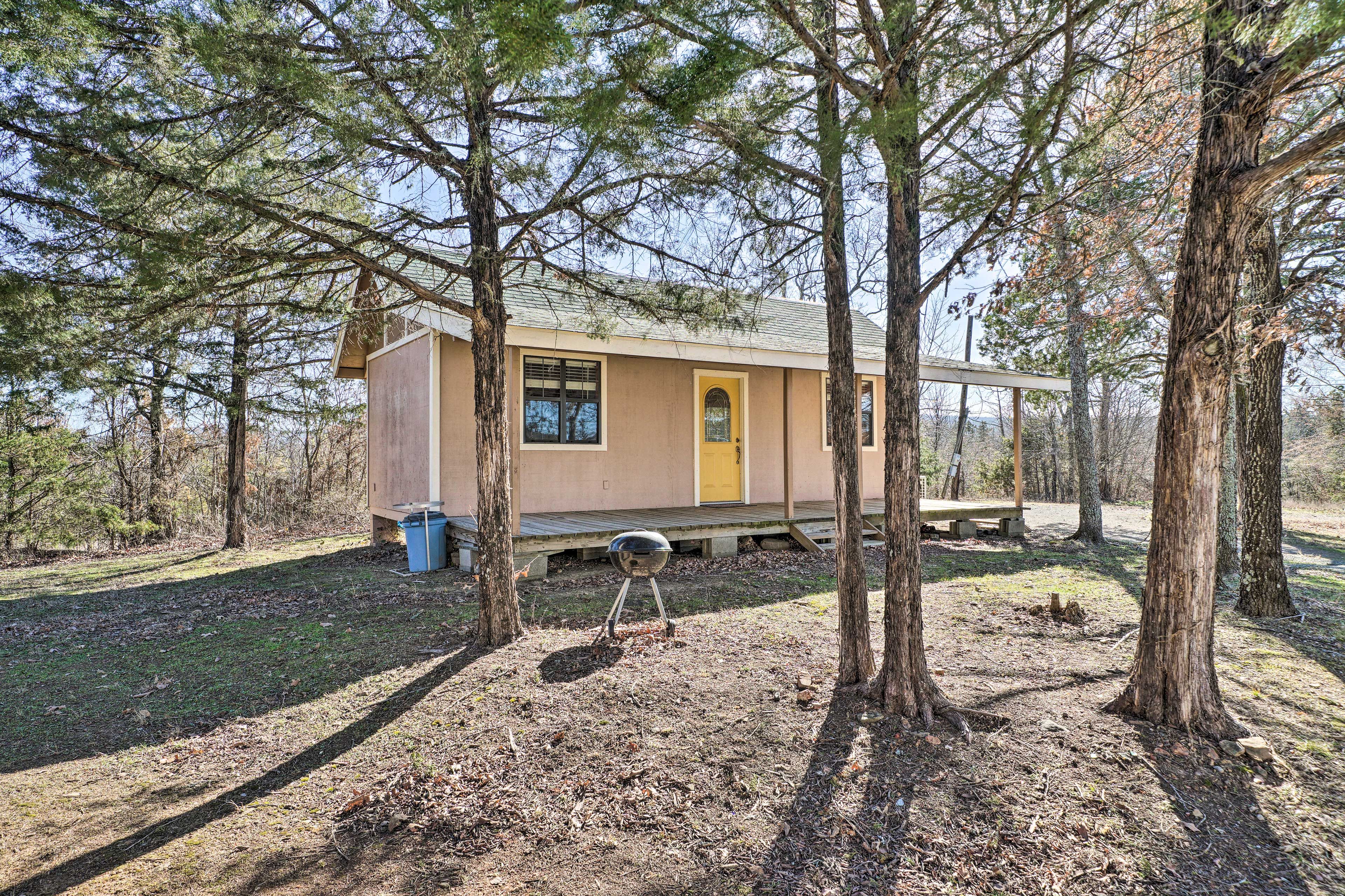 Clayton Vacation Rental | 1BR | 1BA | 360 Sq Ft | Stairs to Access