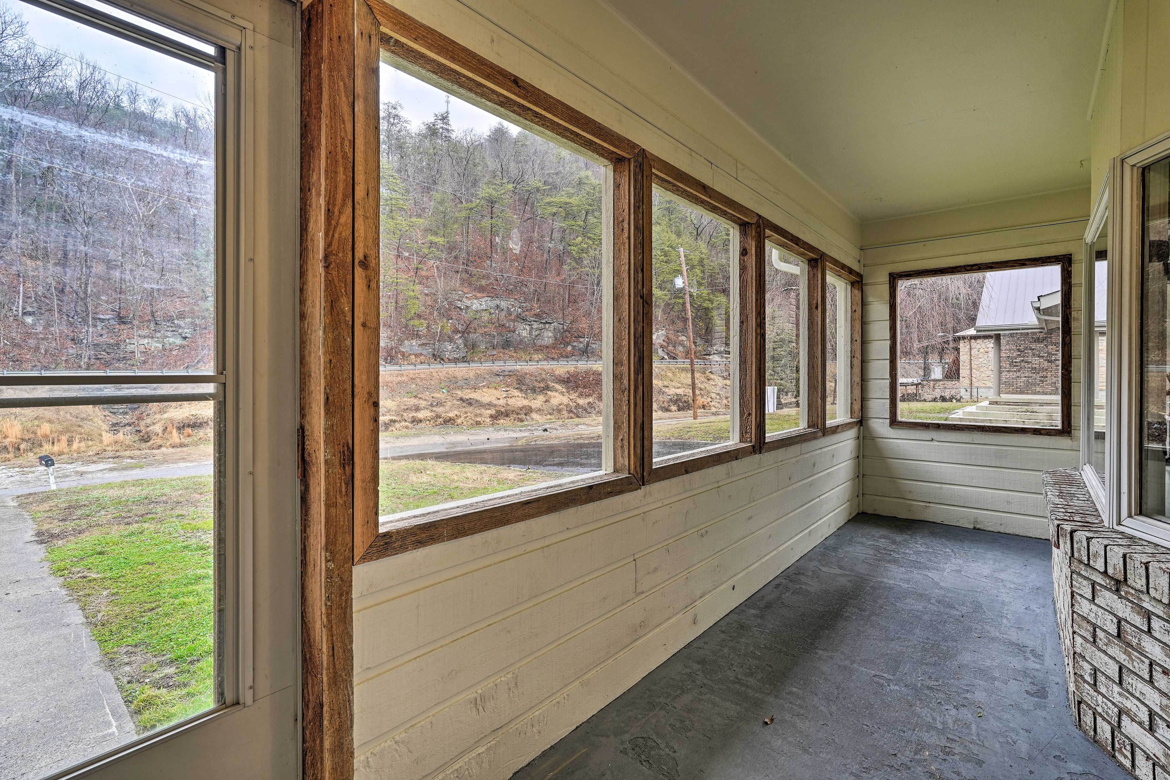Glass-Enclosed Porch