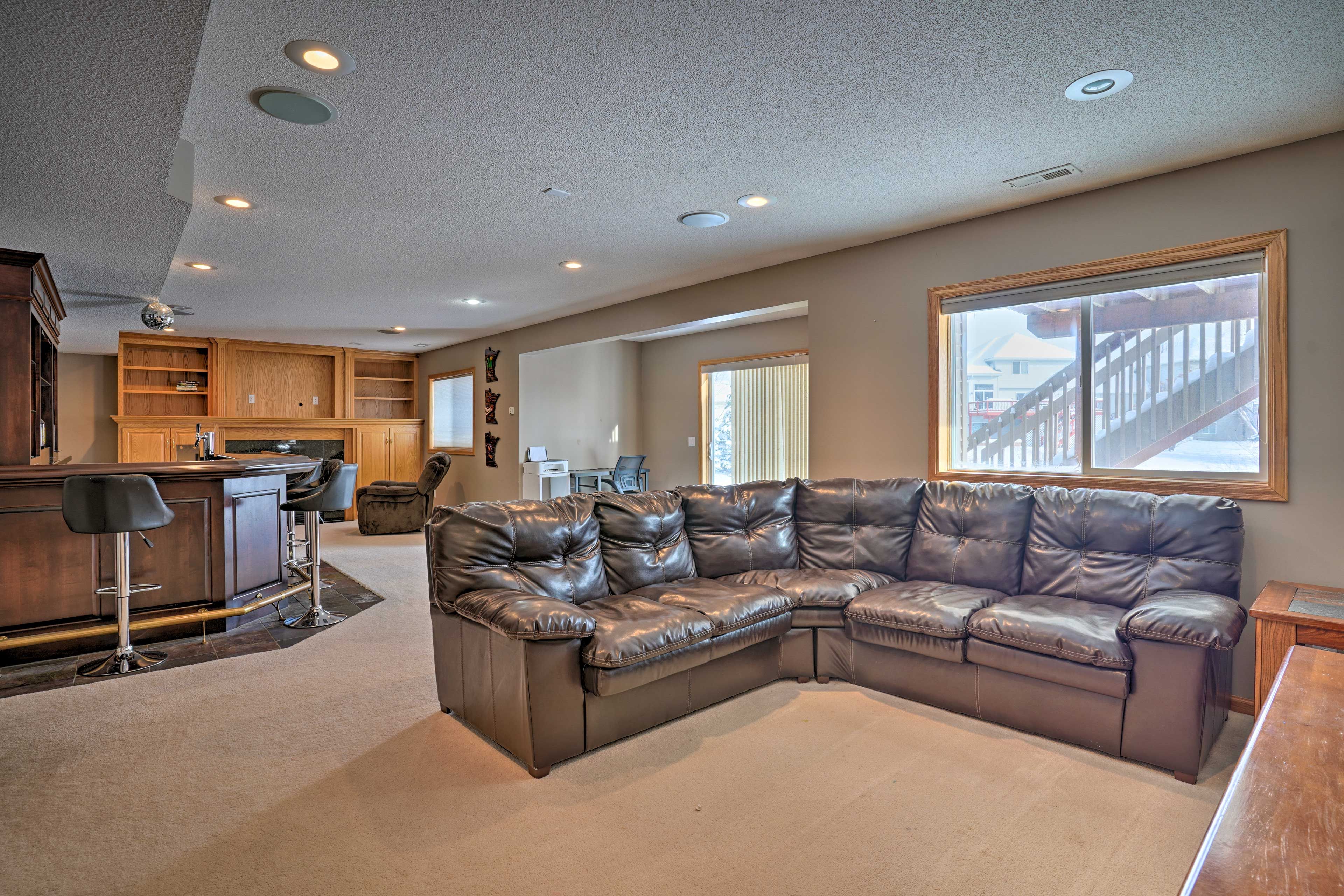 Lower Sitting Room | Central A/C & Heating