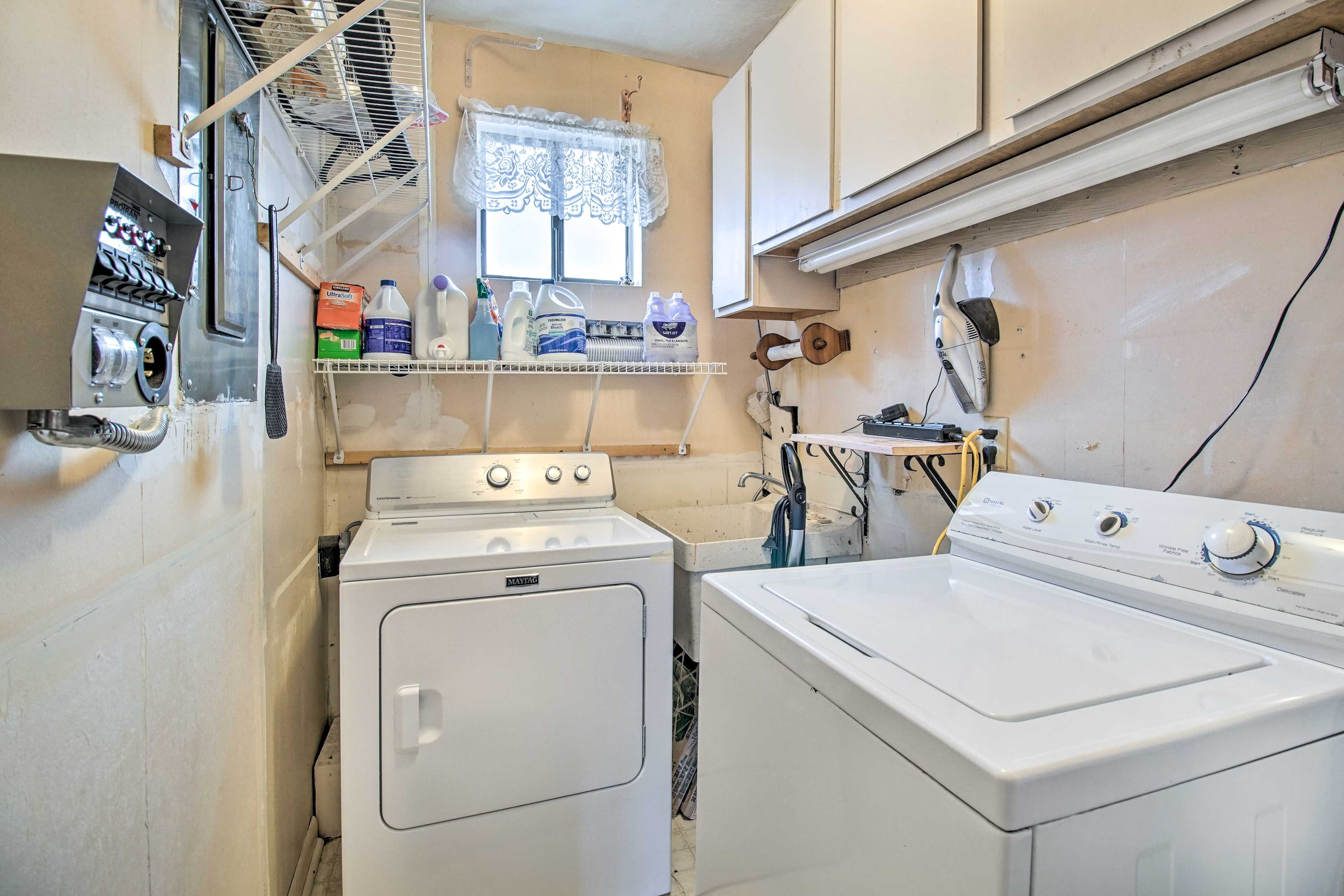 Laundry Room | Hangers | Iron/Board