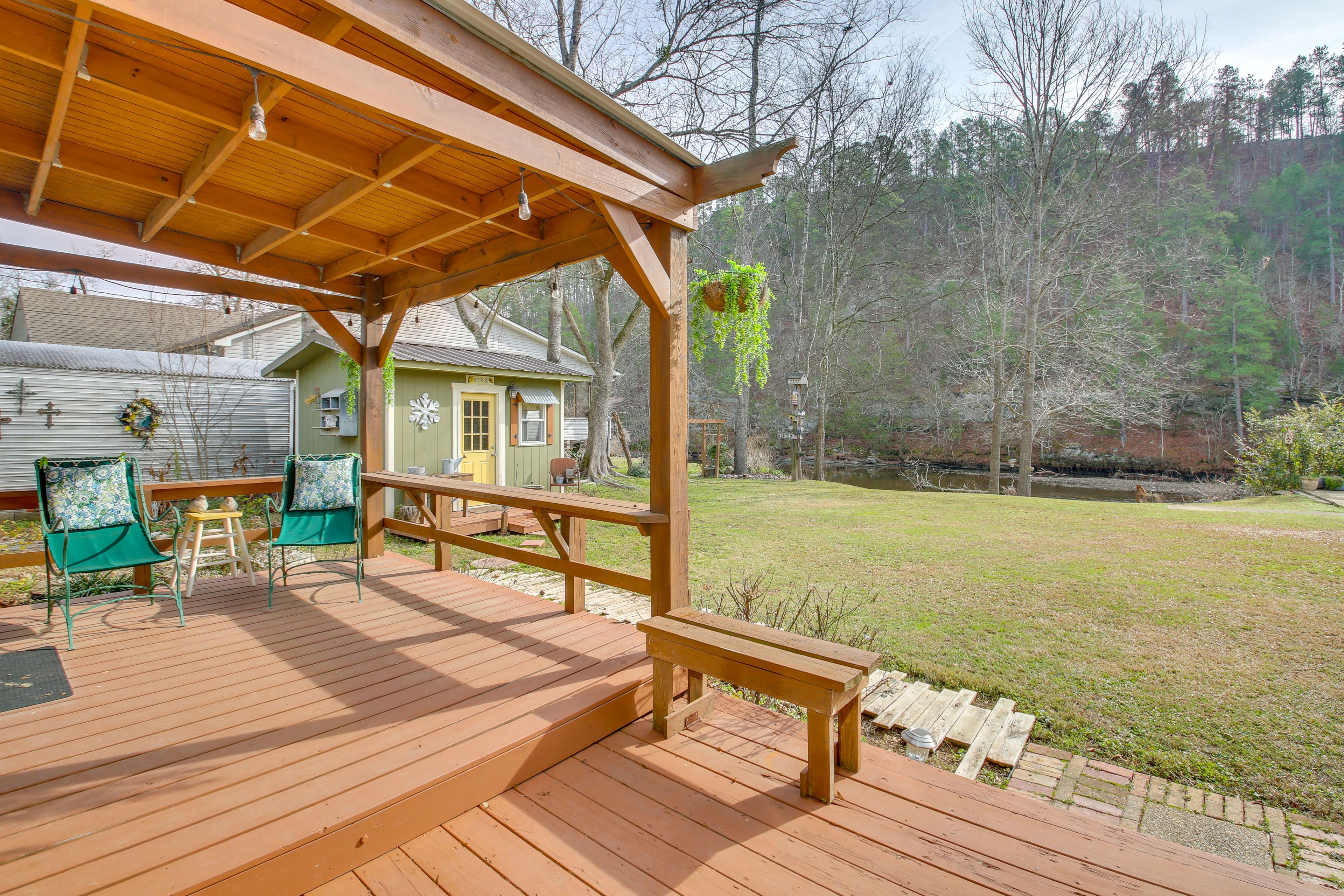 Covered Deck | Gas Grill