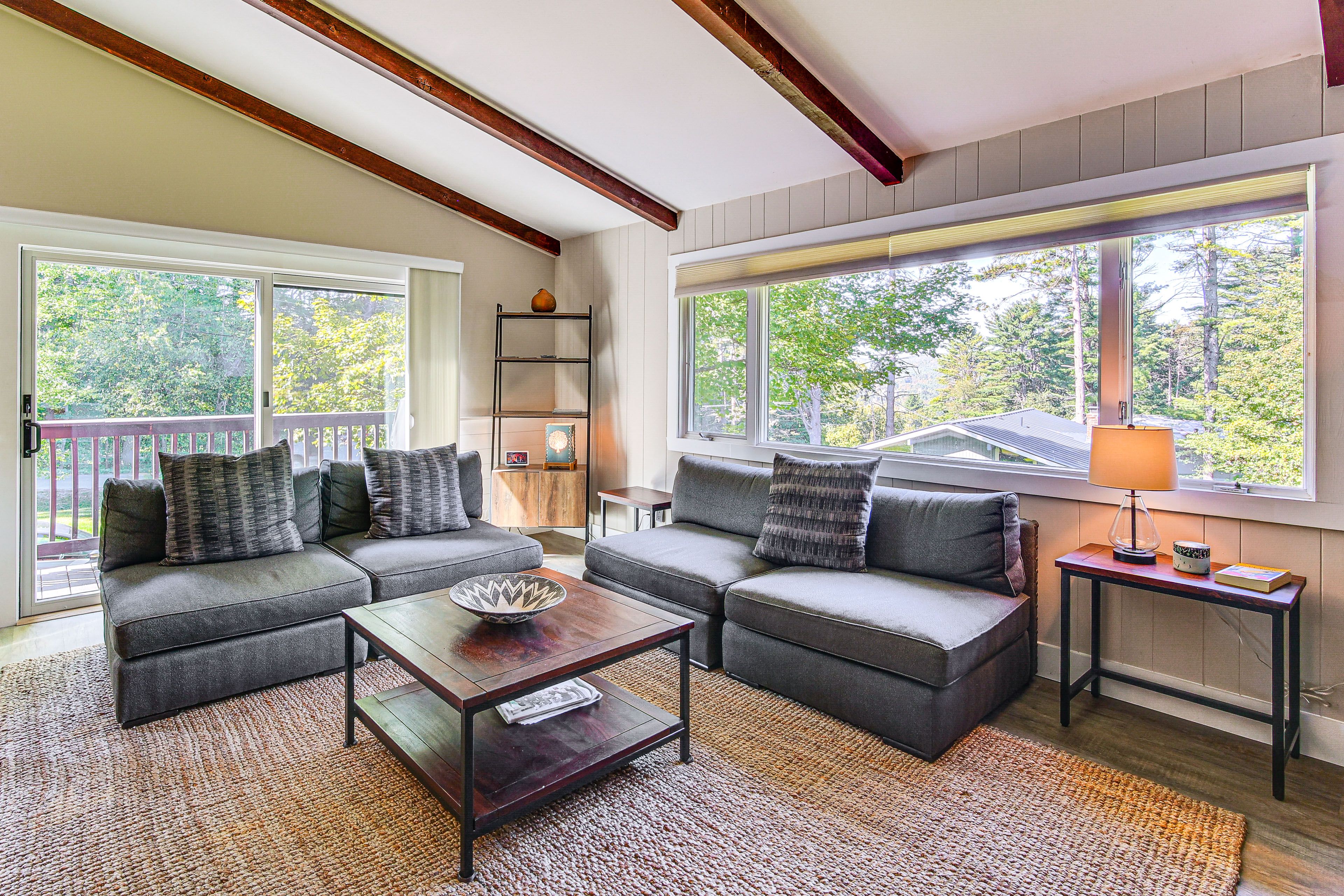 Living Room | Smart TV | LED Fireplace | Mini-Split Heating & A/C