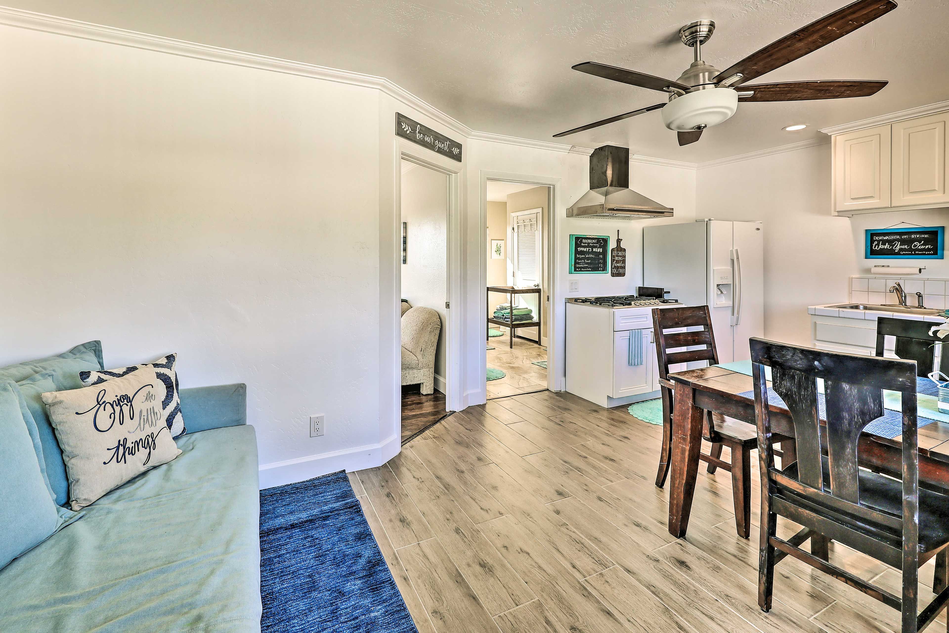 Living Area | Sleeper Sofa | Free WiFi