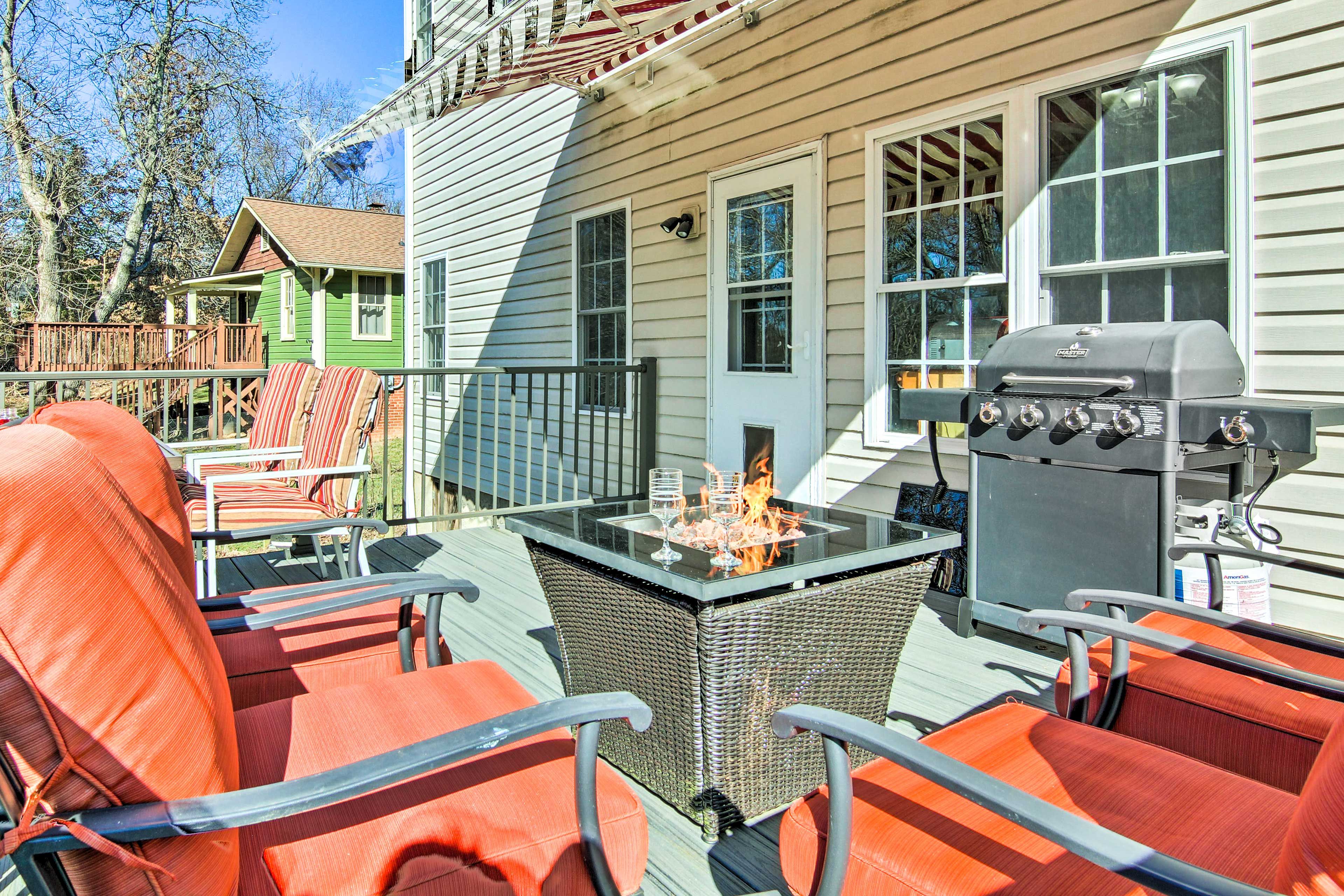 Deck | Outdoor Entertainment Area | Vibrant, Playful Furnishings