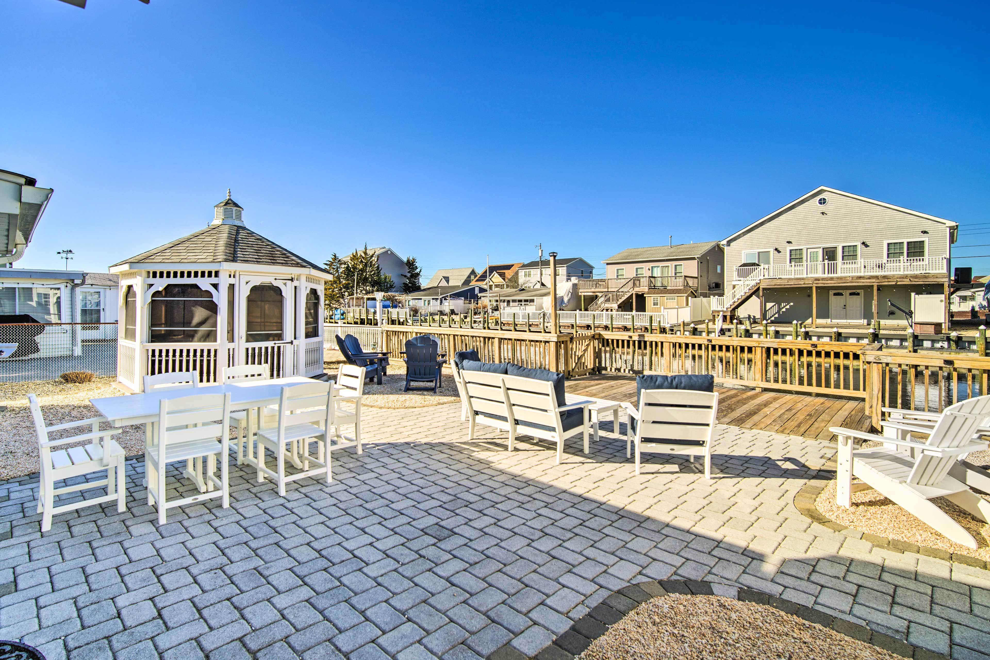 Patio | Single-Story Home | Central A/C