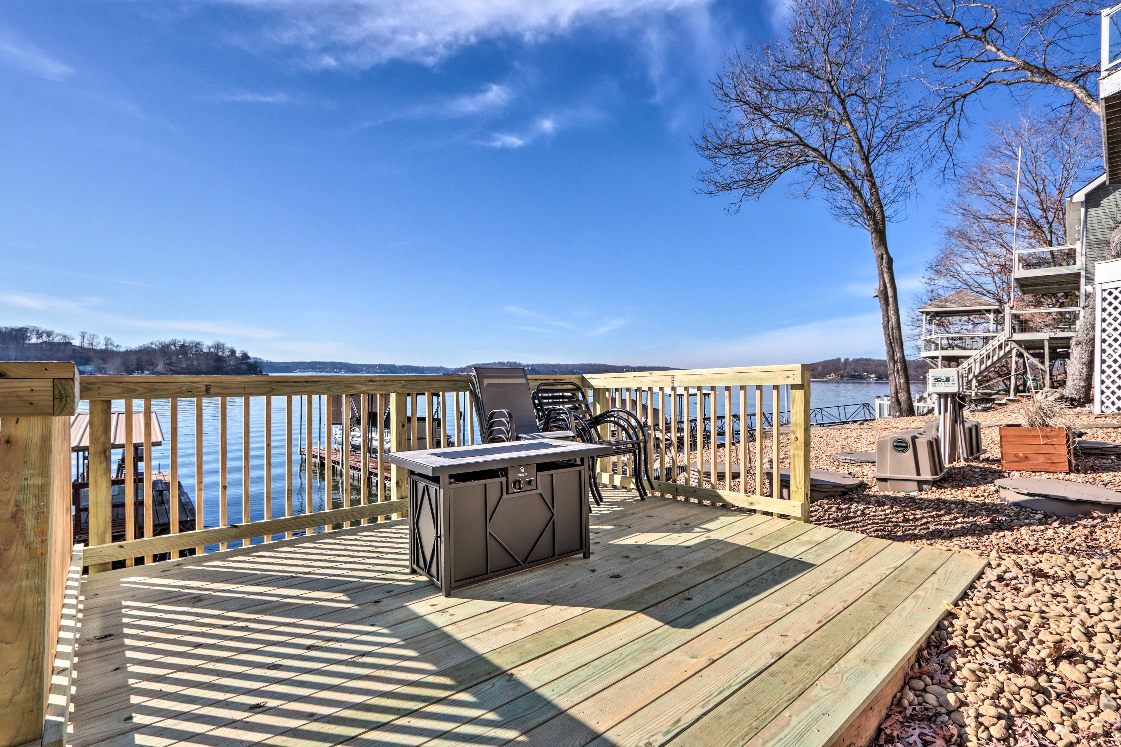 House Exterior | Fire Pit | Lake Views