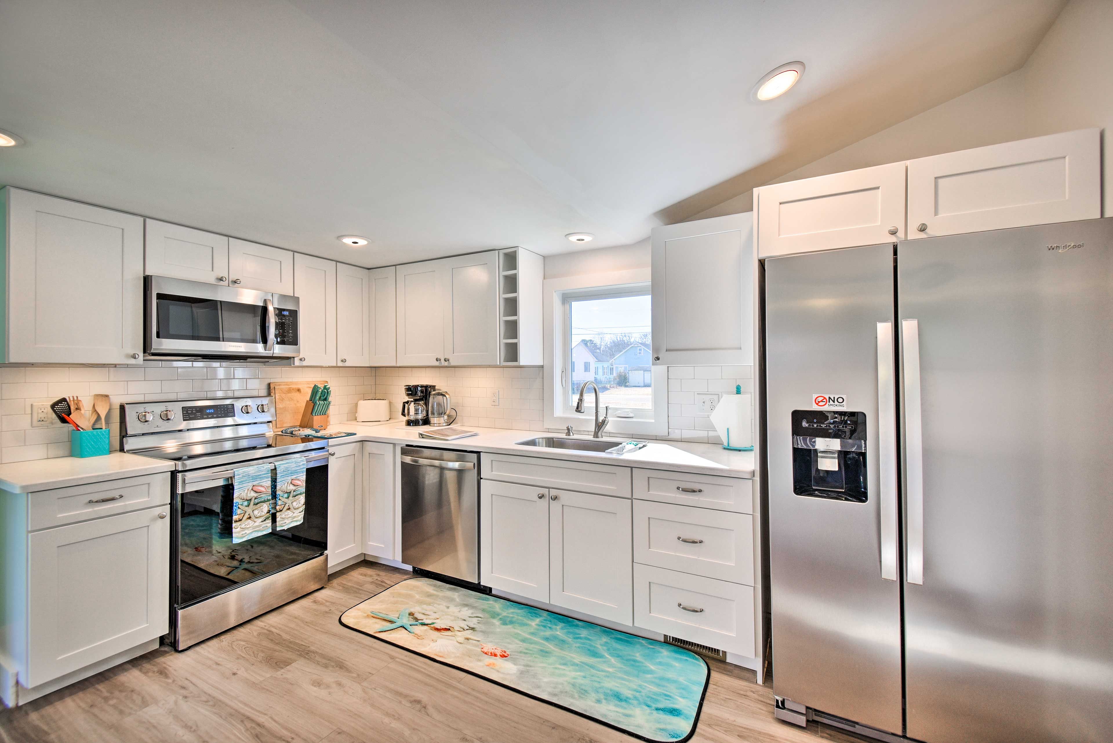 Kitchen | 2nd-Floor Bedrooms | Free WiFi | Towels/Linens