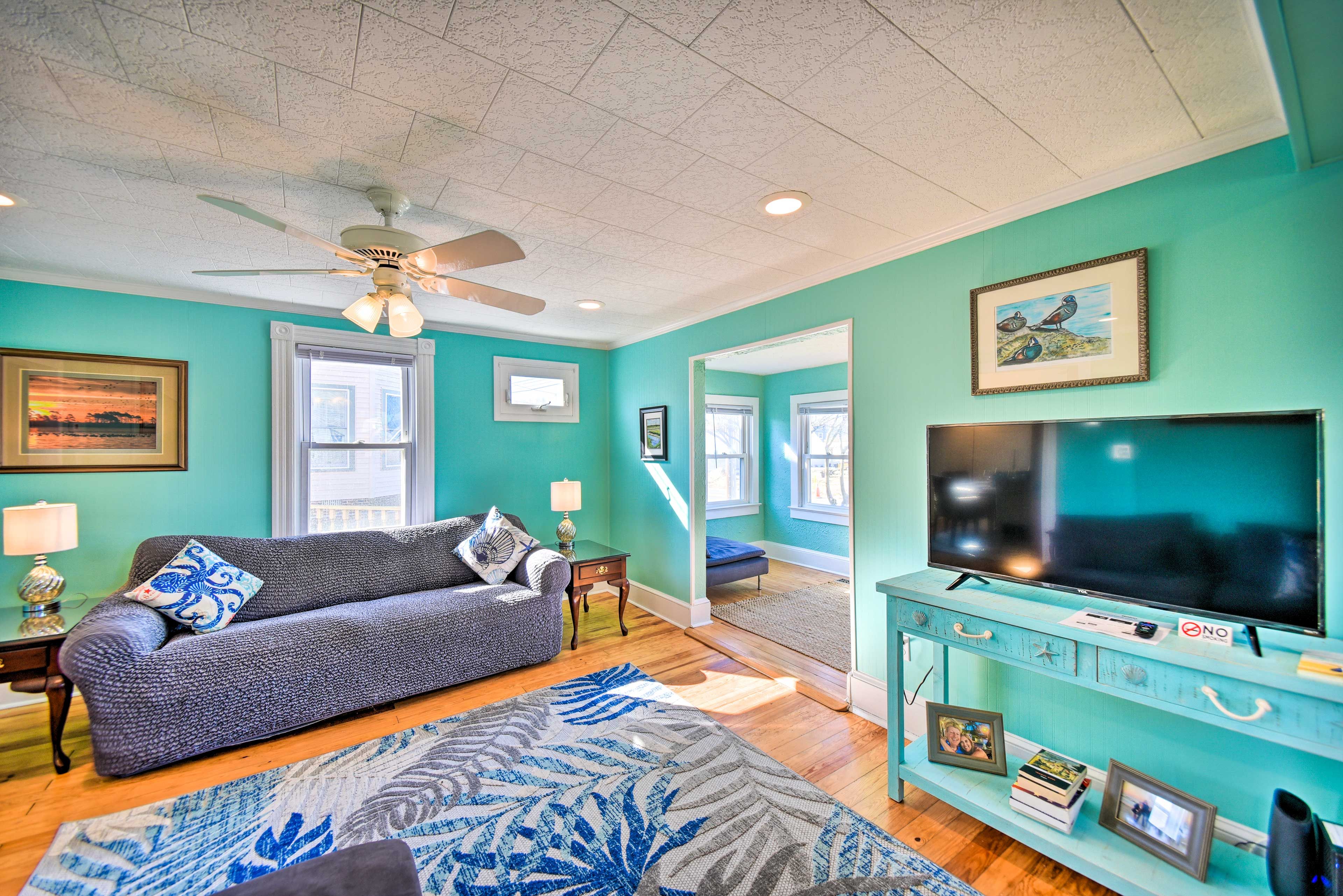 Chincoteague Vacation Rental | 3BR | 2BA | 1,900 Sq Ft | Stairs Required