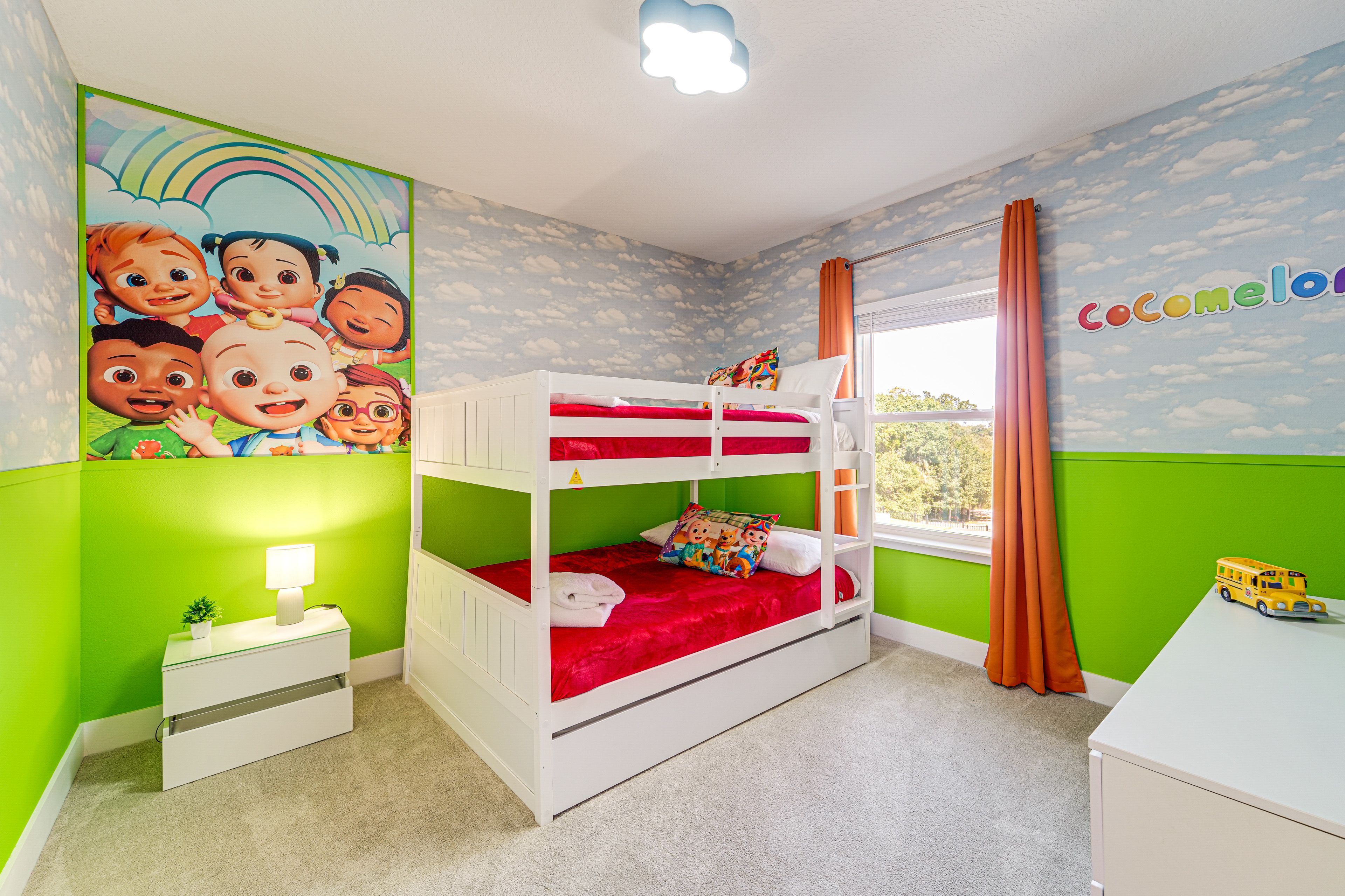 Bedroom 2 | 2nd Floor | Full Bunk Bed | Smart TV