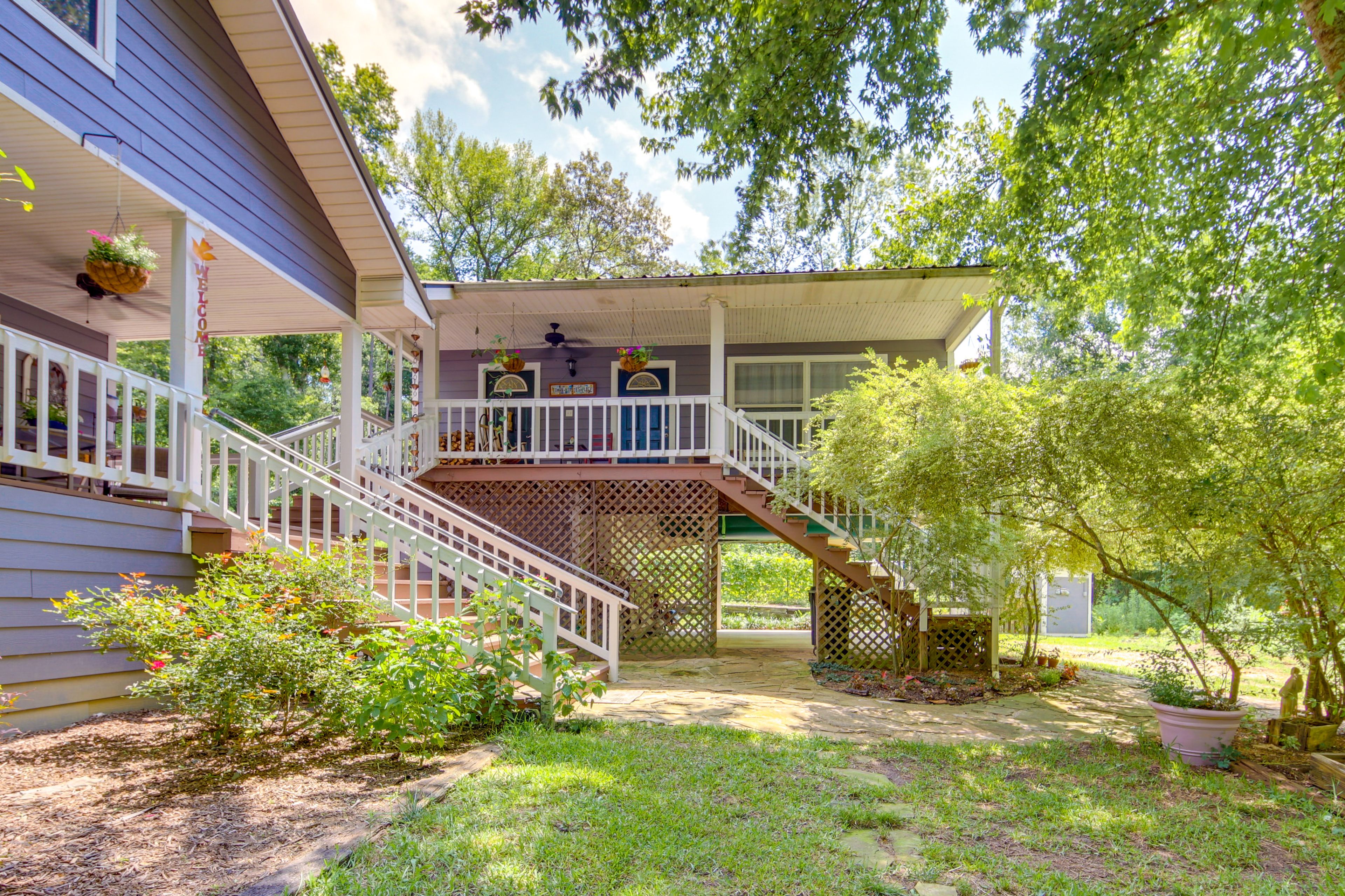 Exterior | Shared Yard & Deck | Private Deck