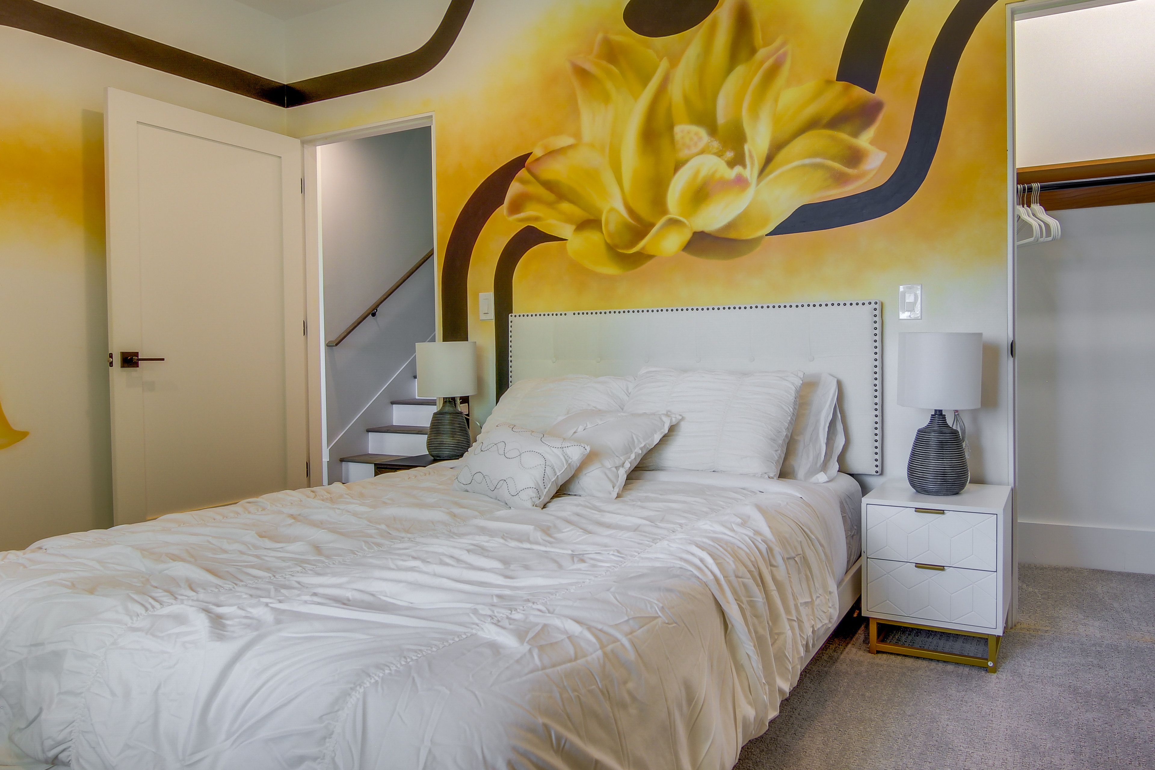 Bedroom 2 | Queen Bed | Lower Floor | Stairs Required