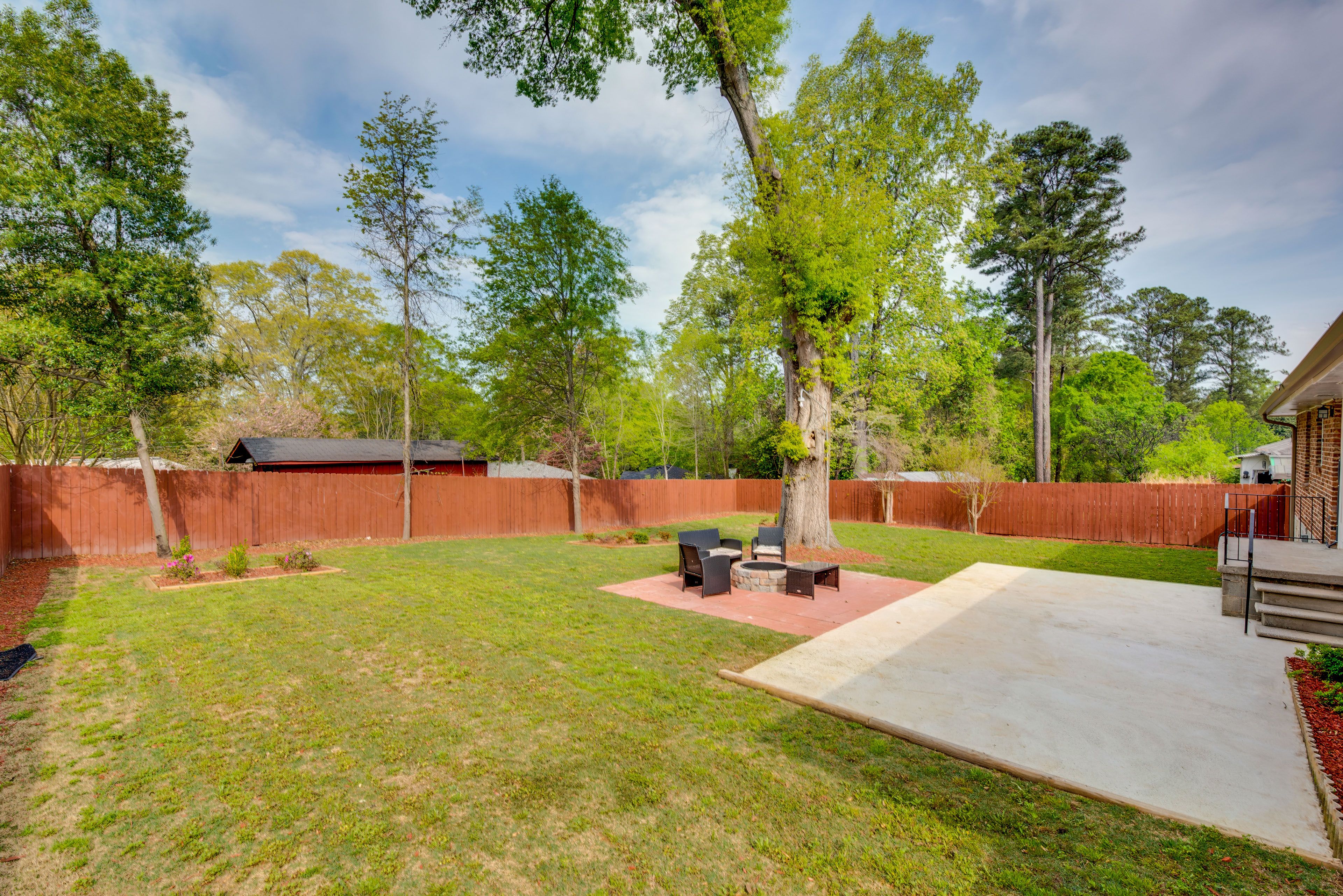 Fenced-In Backyard | Patio | Fire Pit