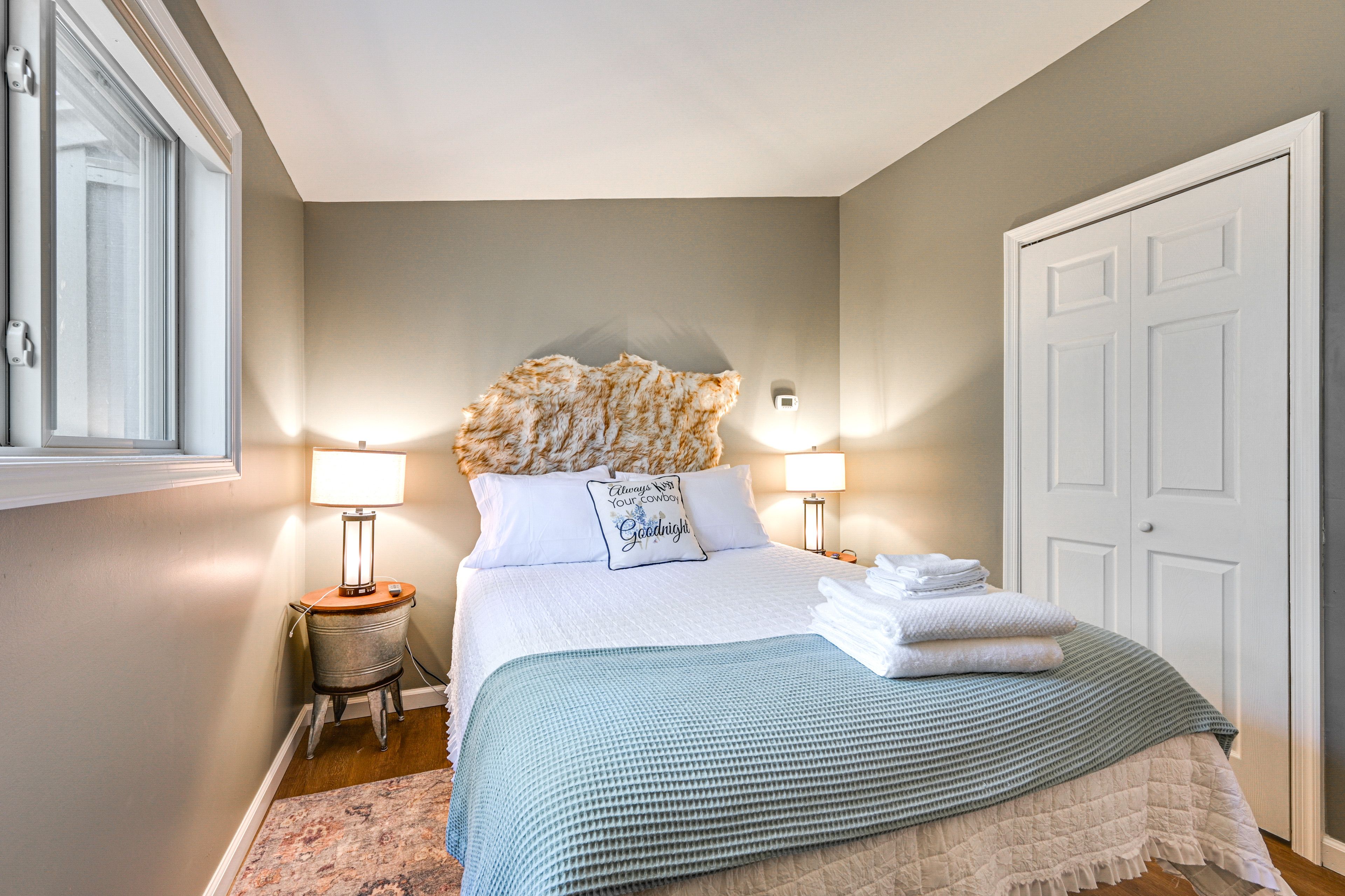 Bedroom 1 | Queen Bed | Linens Provided | Smart TV