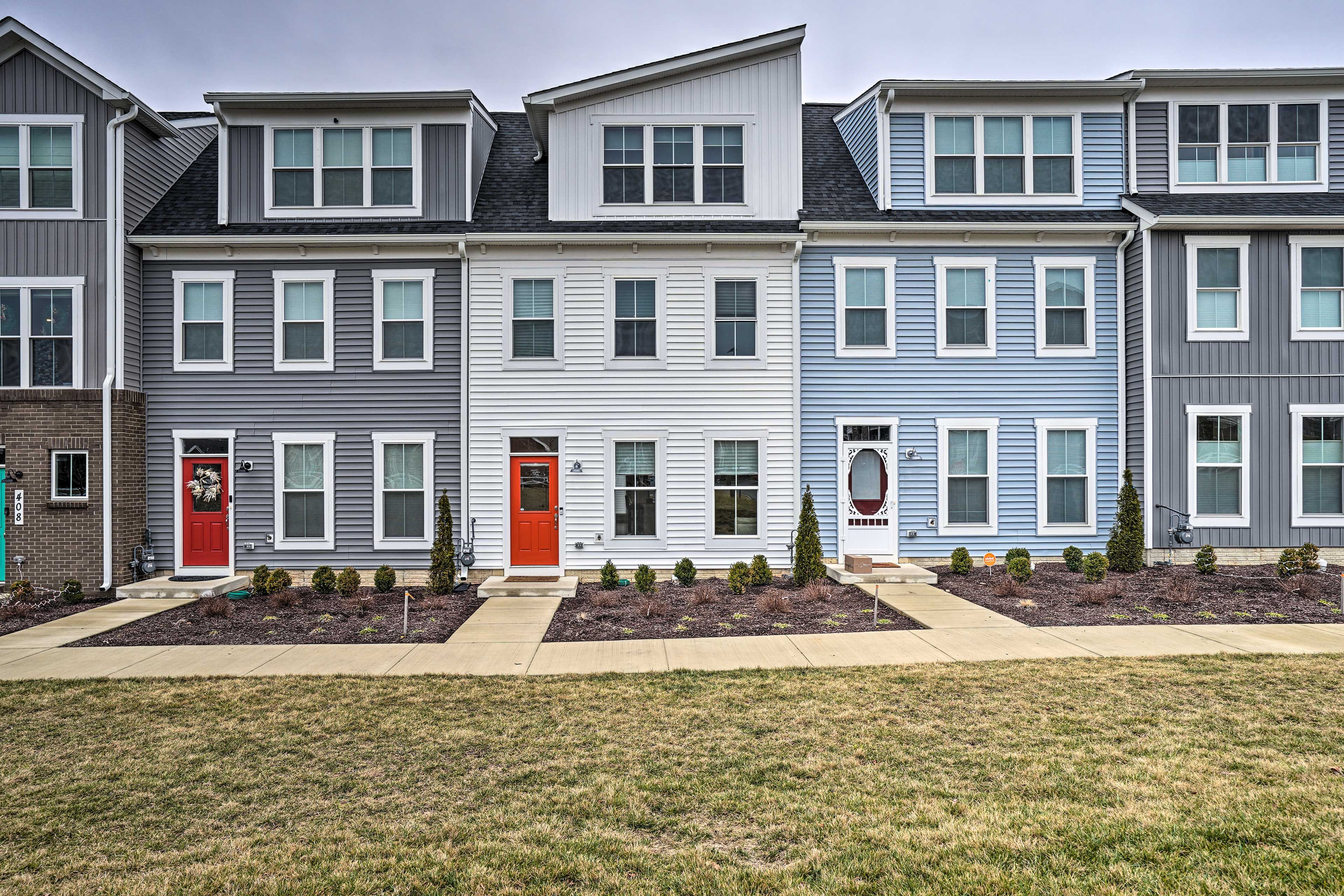 Exterior | 3-Story Townhome