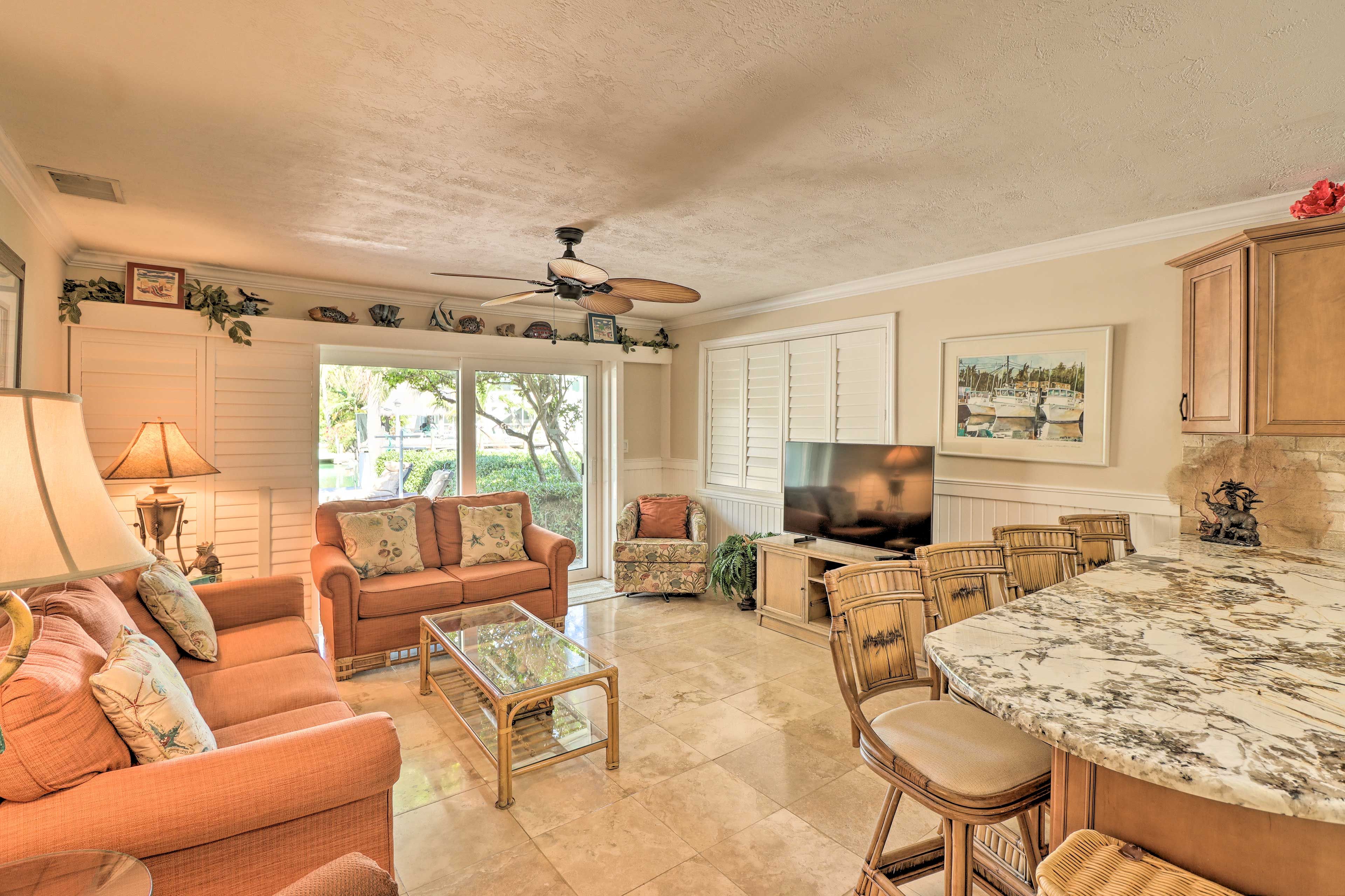 Marathon Vacation Rental | 2BR | 2BA | 1 Step to Access | 1,100 Sq Ft